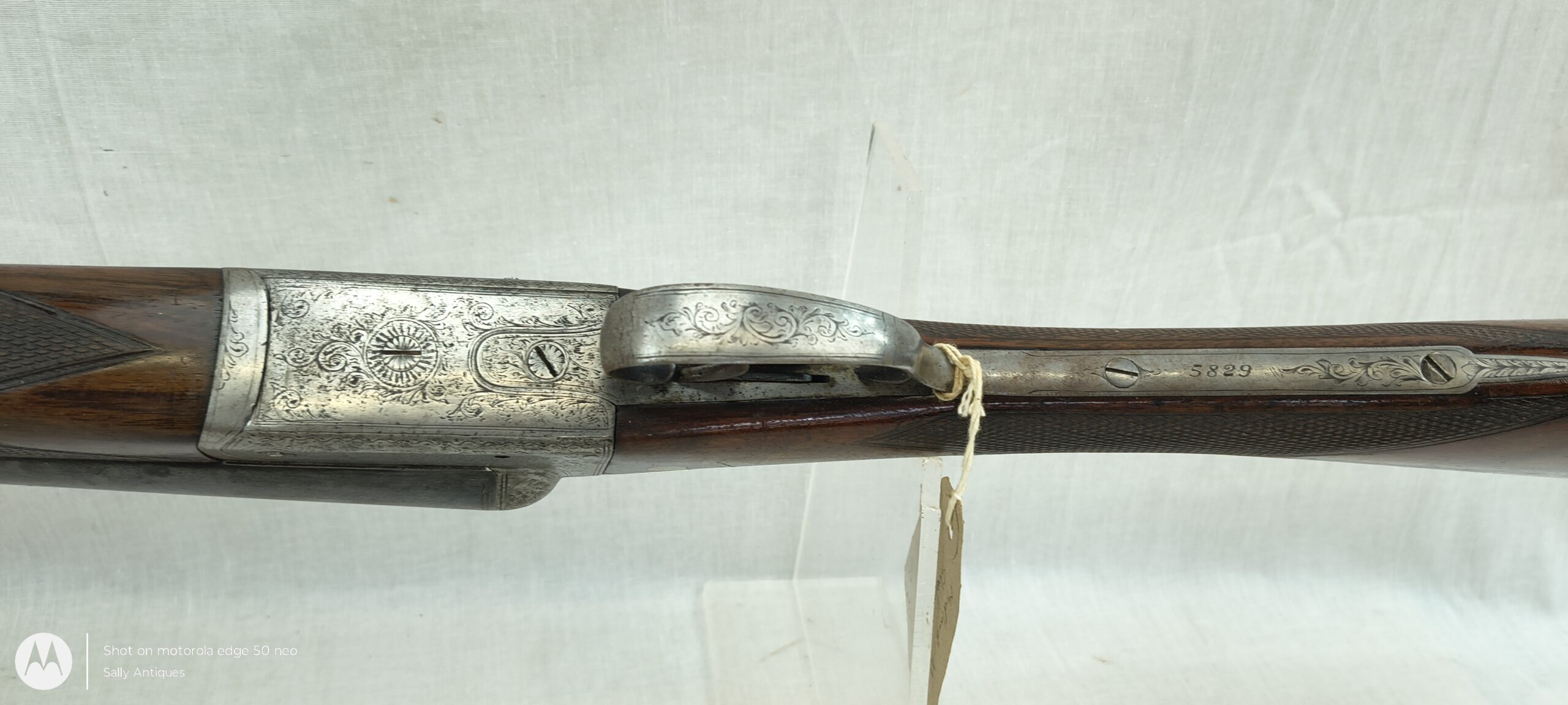 Old Spec Deactivated British Grand Prix Double Barrel Double Trigger Shotgun - Image 13