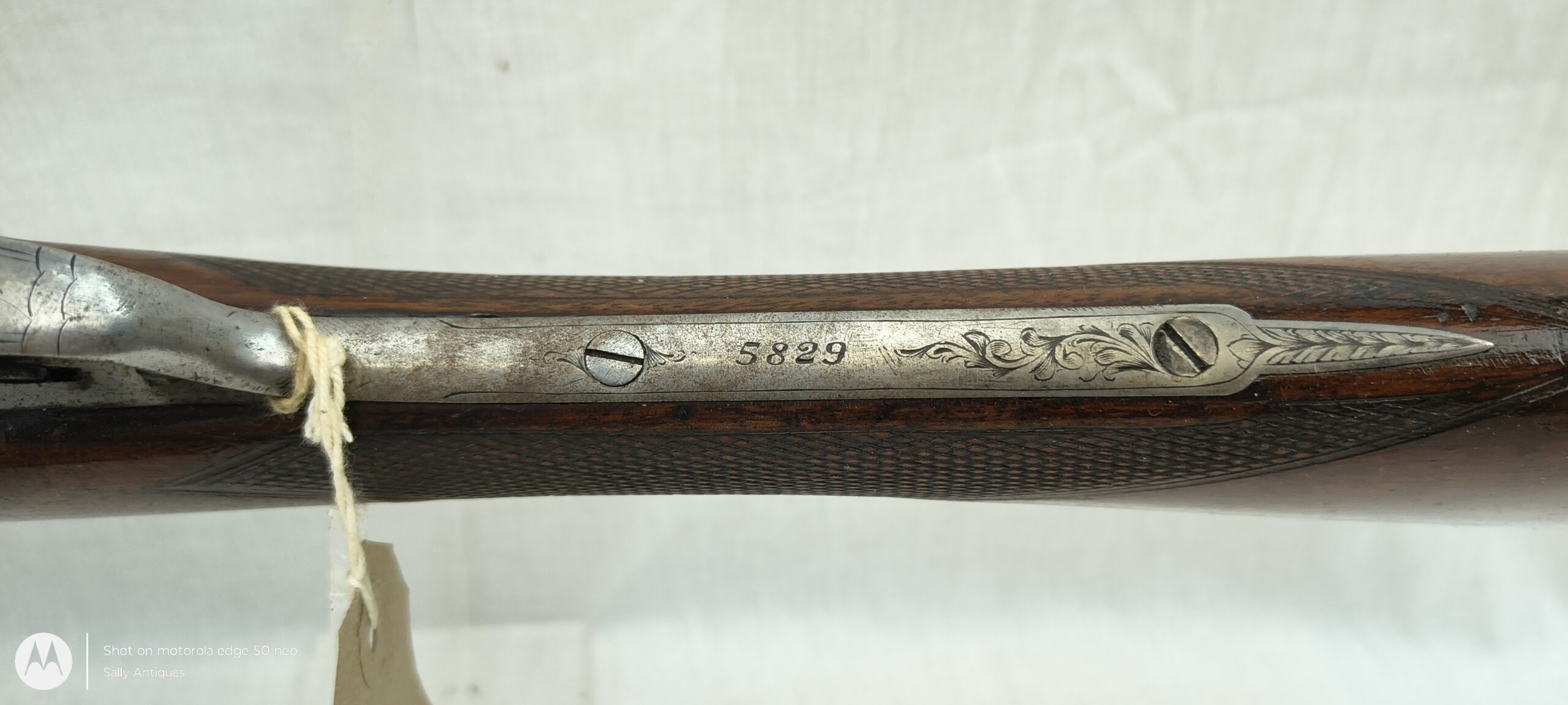 Old Spec Deactivated British Grand Prix Double Barrel Double Trigger Shotgun - Image 14