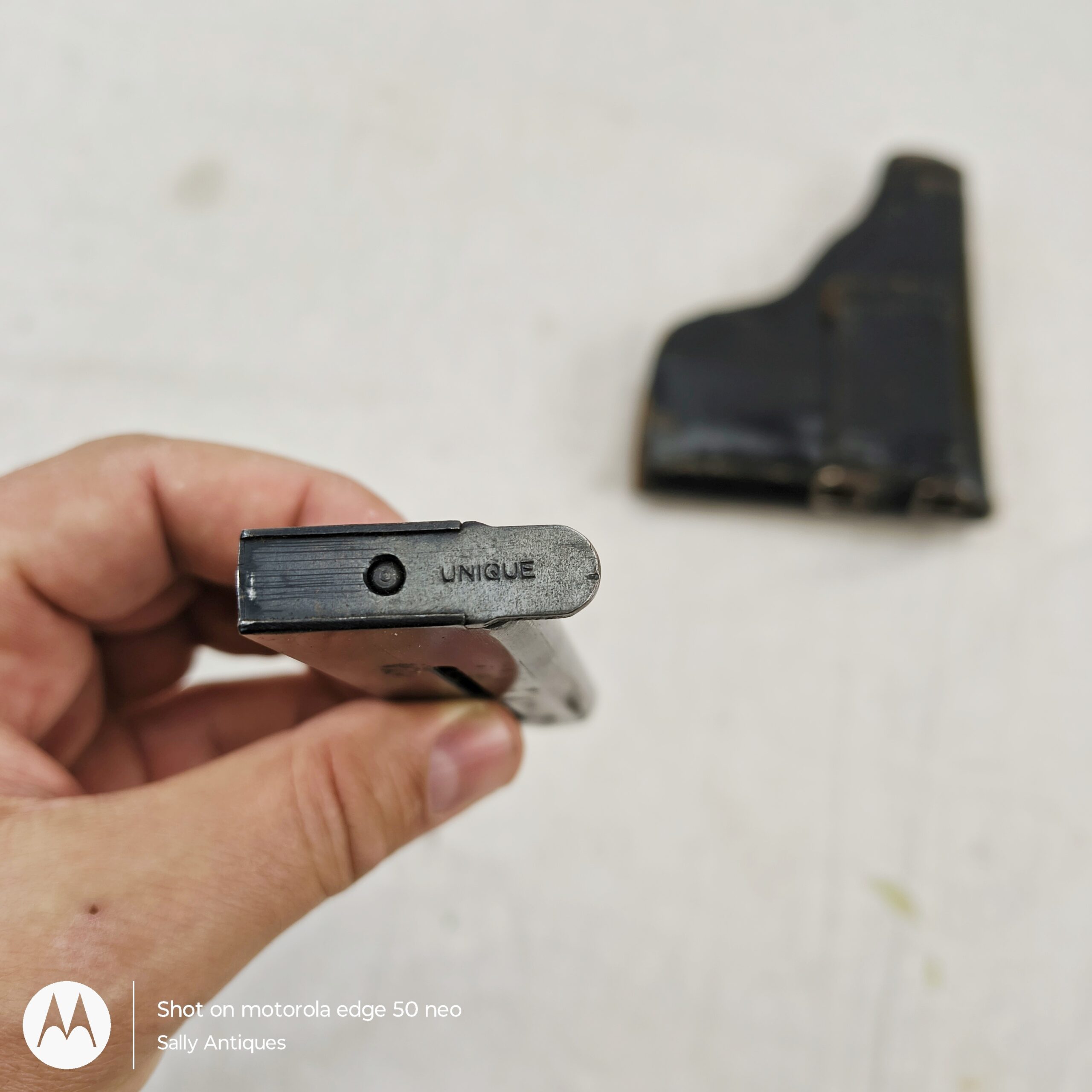 French ‘Unique’ Rr51 Police Pistol Holster and Spare Magazine - Image 3