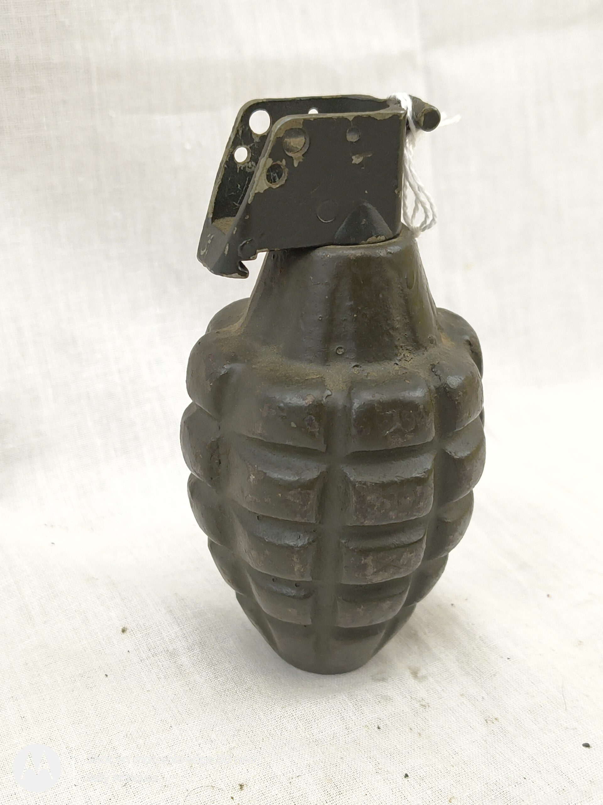 Post WW2 Vietnam Era American MK 2 Pineapple Grenade - Inert - Image 3