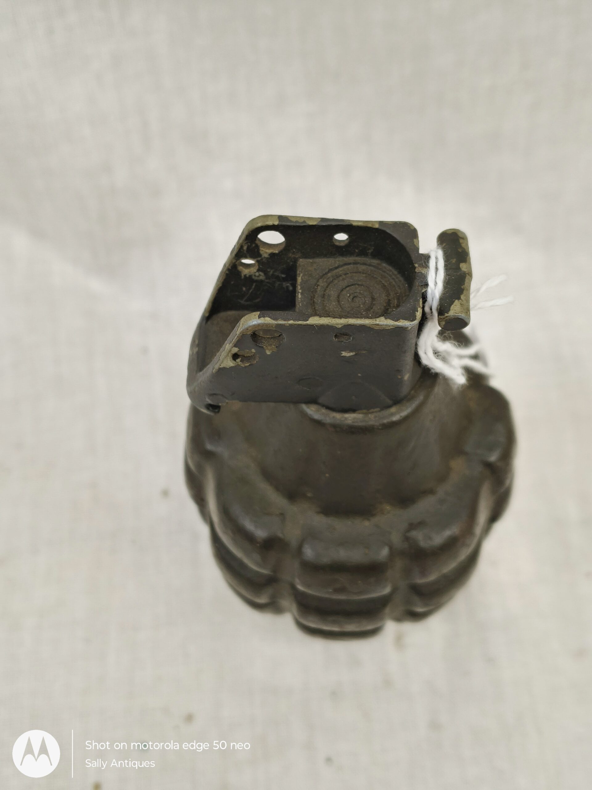 Post WW2 Vietnam Era American MK 2 Pineapple Grenade - Inert - Image 4