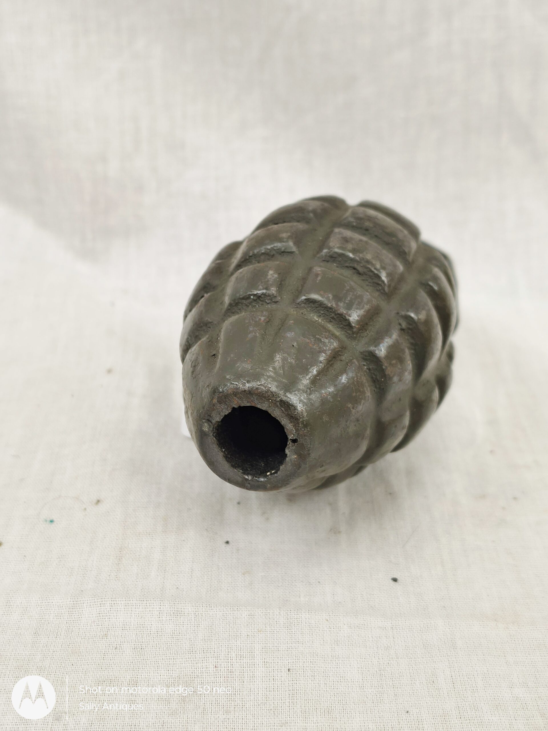 Post WW2 Vietnam Era American MK 2 Pineapple Grenade - Inert - Image 6