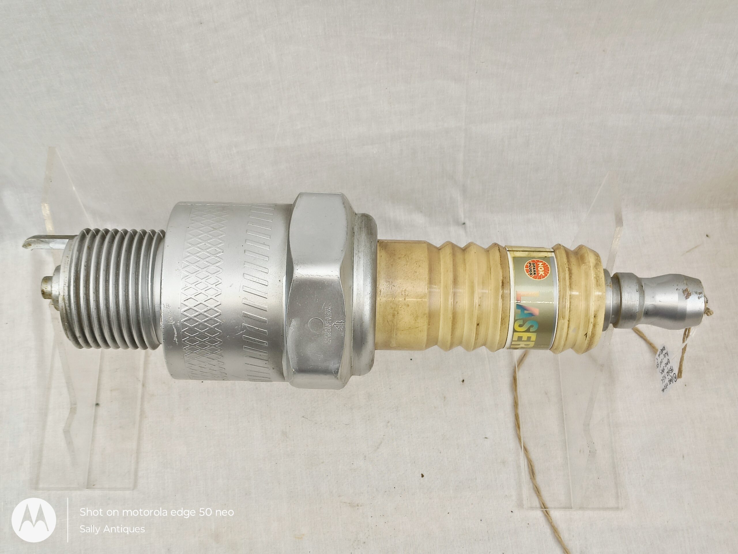 Rare Original 1950/60 NGK Giant Spark Plug Shop Advertising - Image 2