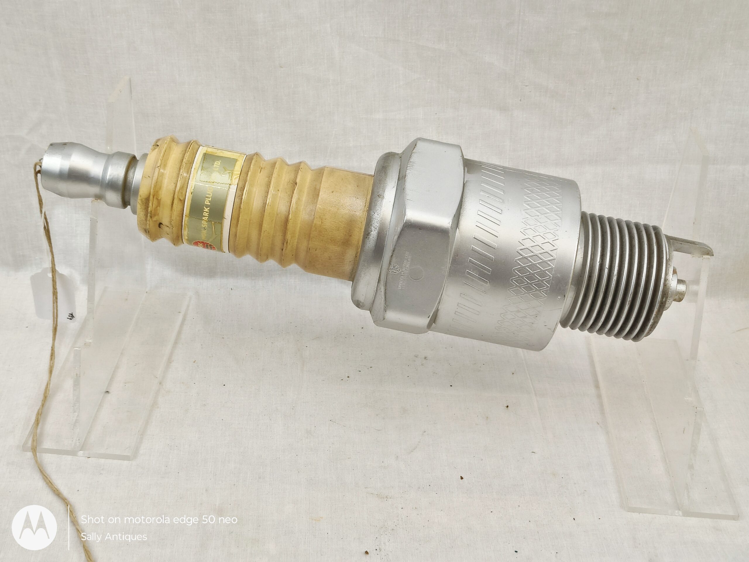 Rare Original 1950/60 NGK Giant Spark Plug Shop Advertising - Image 5