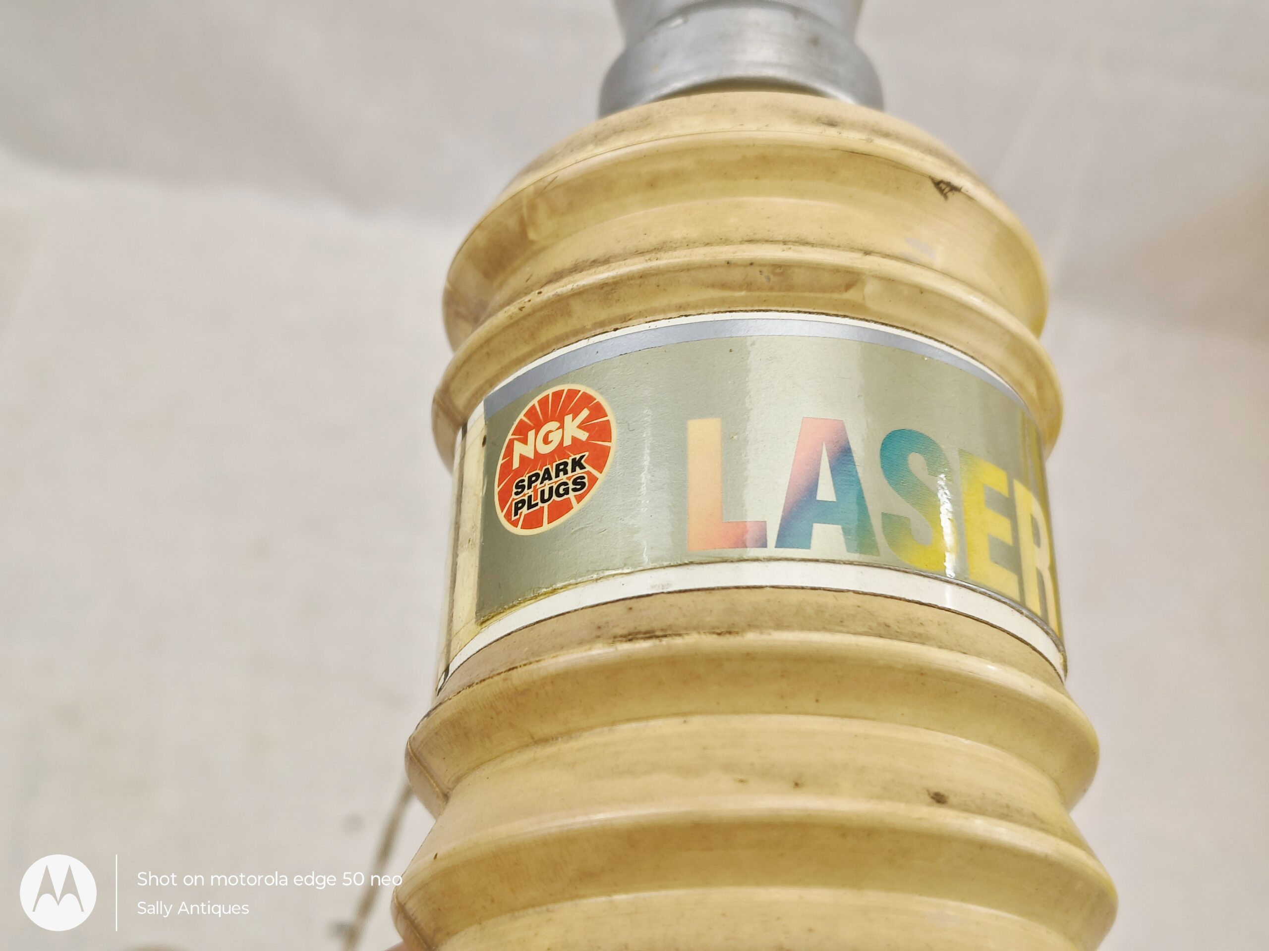 Rare Original 1950/60 NGK Giant Spark Plug Shop Advertising - Image 9