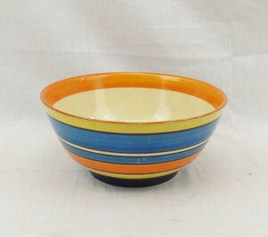 Clarice Cliff Liberty Stripe Bizarre Bowl