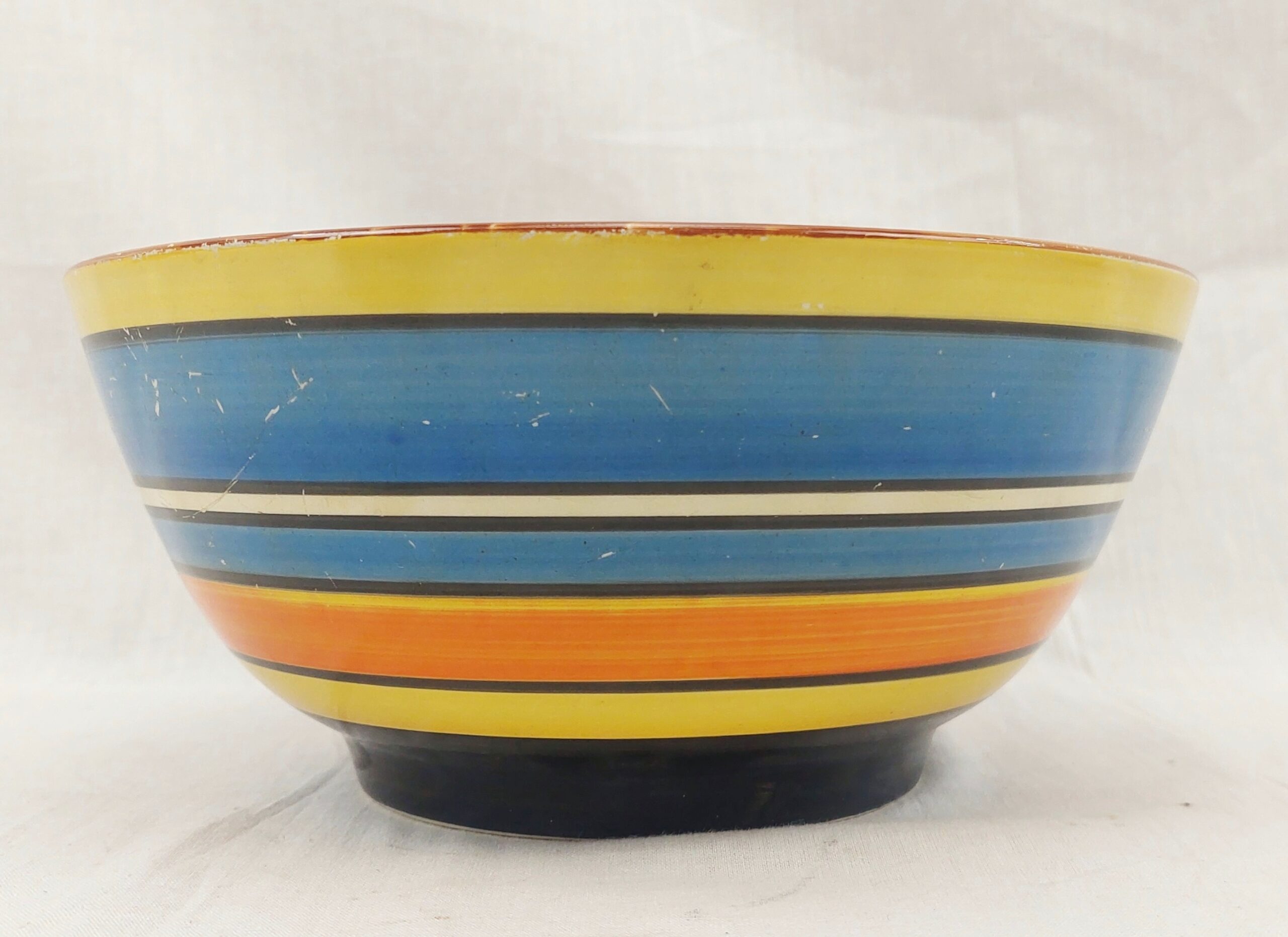 Clarice Cliff Liberty Stripe Bizarre Bowl - Image 4