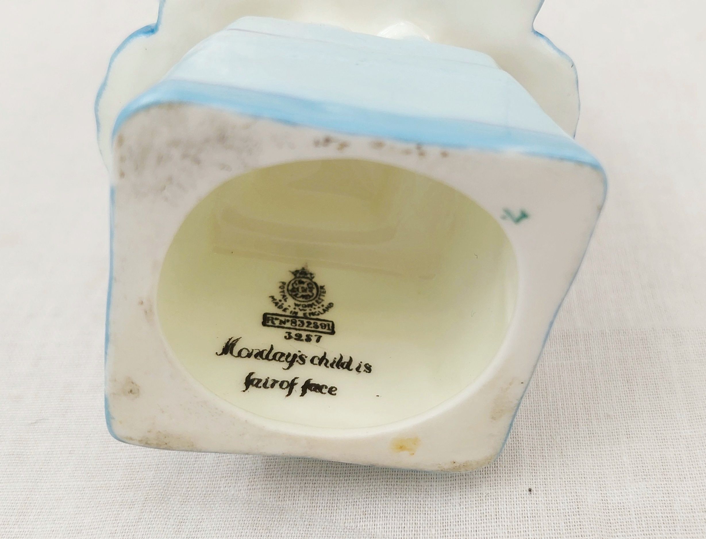 1958 Royal Worcester Mondays Child Figurine - Image 6