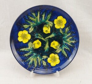 Limited Edition Moorcroft Buttercup Pattern Plate