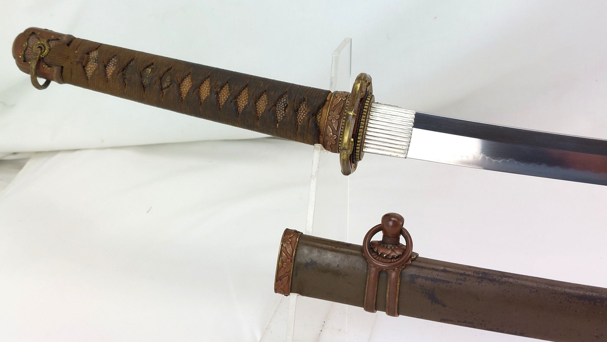 Japanese, WW2-1943, Type 98 Shin Guntō “One Looker” with Gendaitō Blade by Yūshu Hōjōji Hiromasa, Signed, Dated, Combat Carried - Image 4