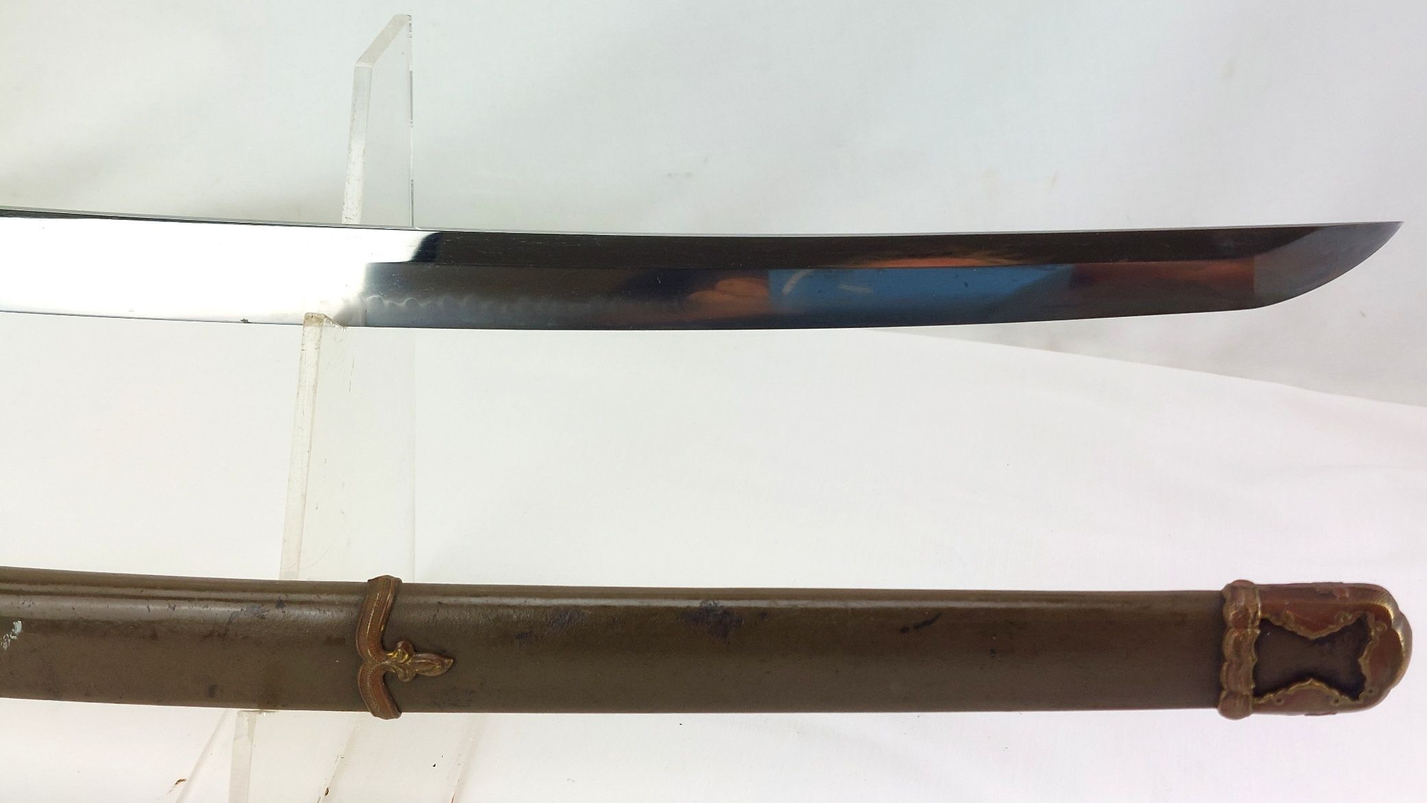 Japanese, WW2-1943, Type 98 Shin Guntō “One Looker” with Gendaitō Blade by Yūshu Hōjōji Hiromasa, Signed, Dated, Combat Carried - Image 6