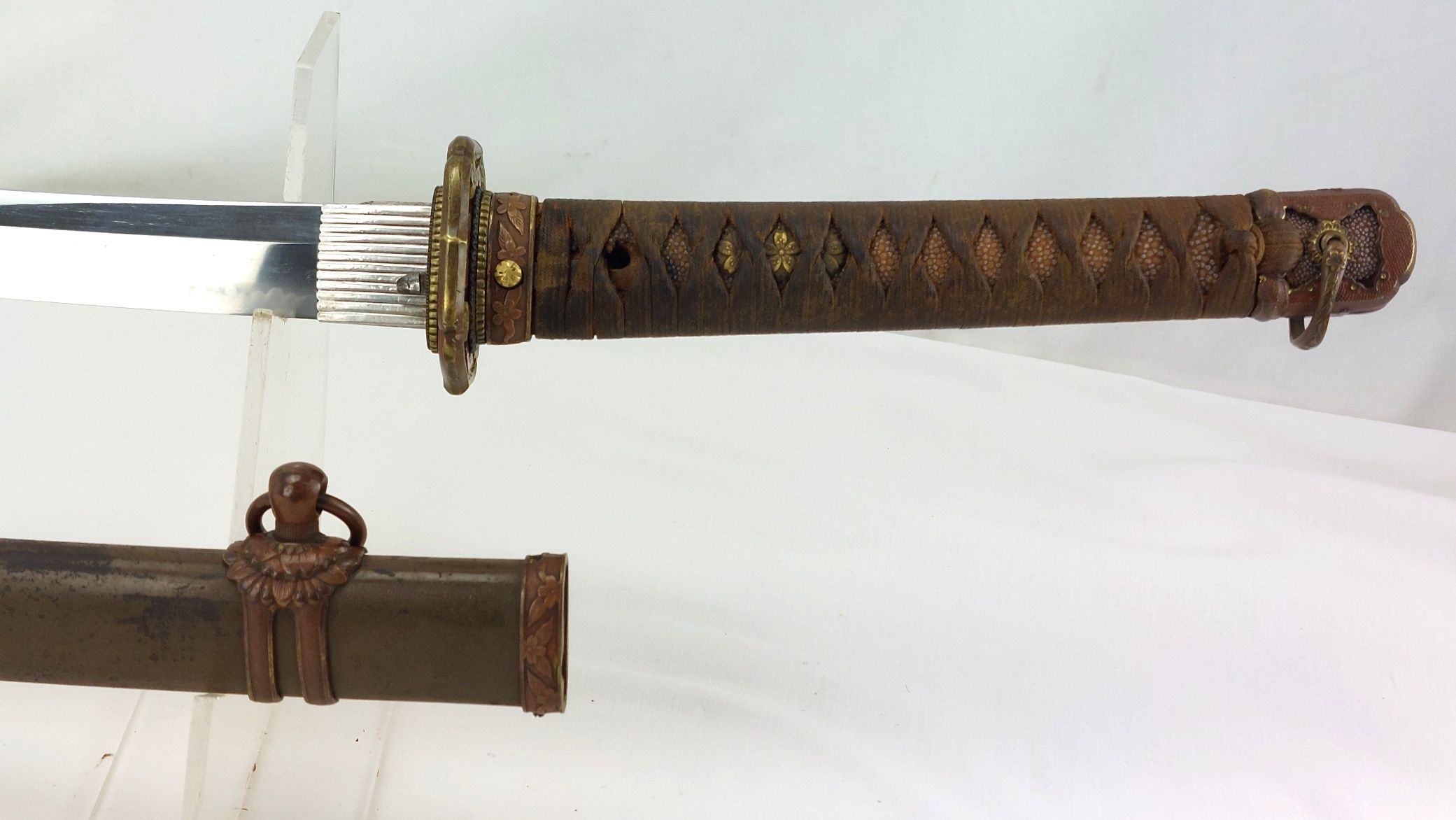 Japanese, WW2-1943, Type 98 Shin Guntō “One Looker” with Gendaitō Blade by Yūshu Hōjōji Hiromasa, Signed, Dated, Combat Carried - Image 8