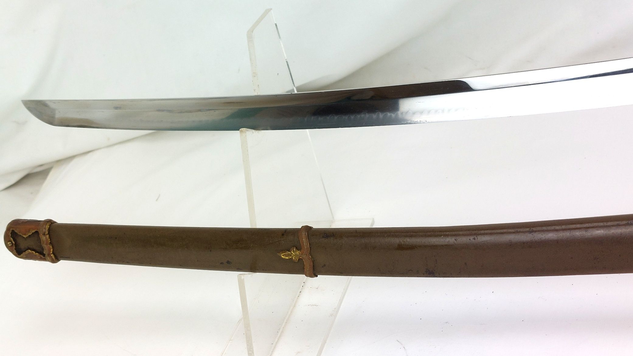 Japanese, WW2-1943, Type 98 Shin Guntō “One Looker” with Gendaitō Blade by Yūshu Hōjōji Hiromasa, Signed, Dated, Combat Carried - Image 10