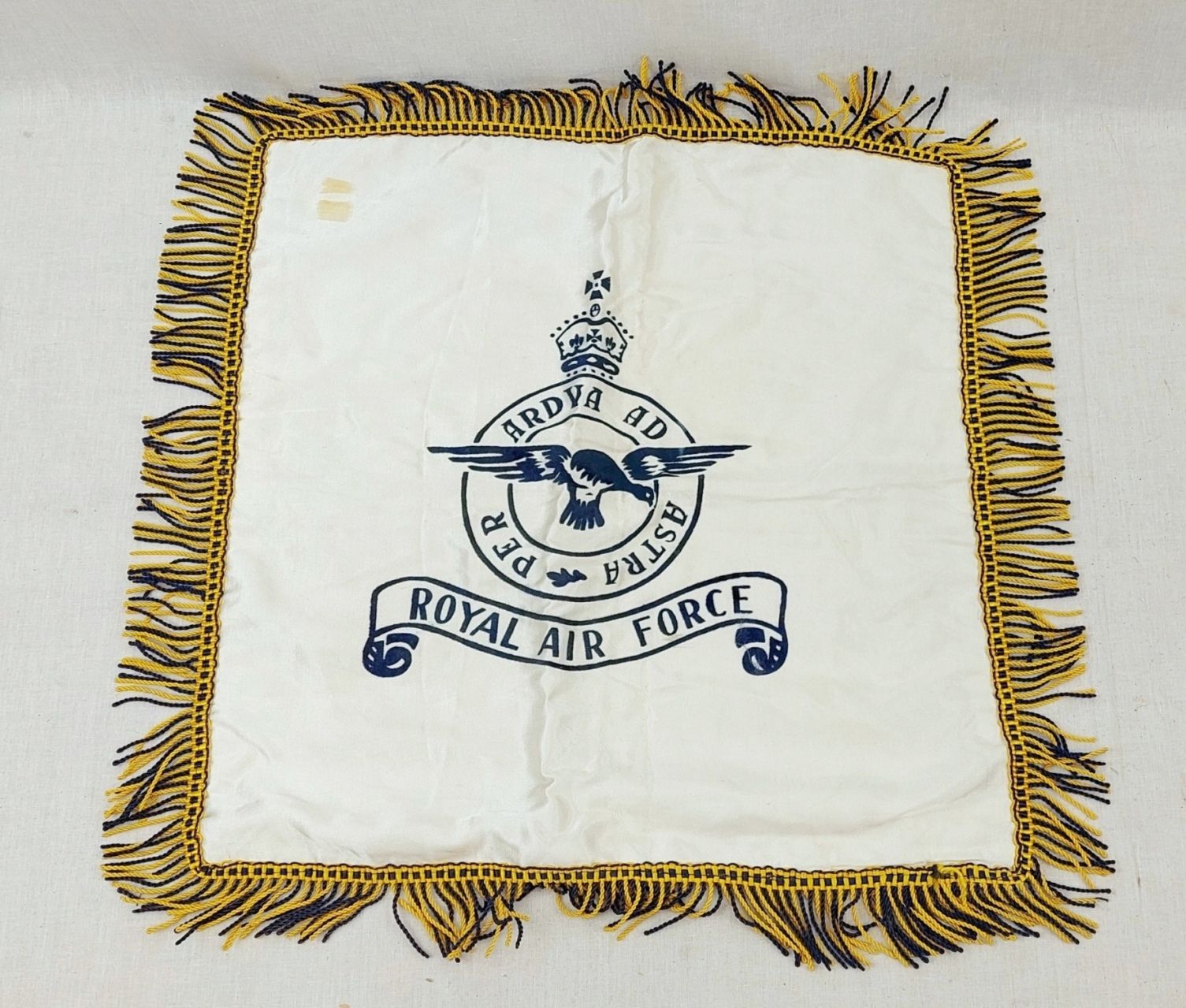 Late 1940's Commemorative RAF Pillow Case