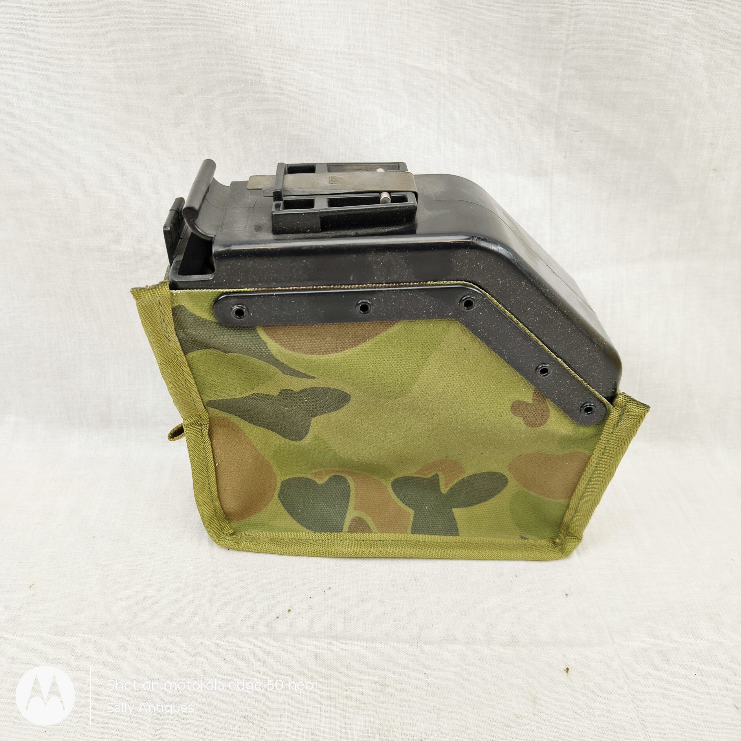 M249 LMG/Minimi Belt 5.56mm, 200 Round Australian Army Canvas Magazine/Pouch