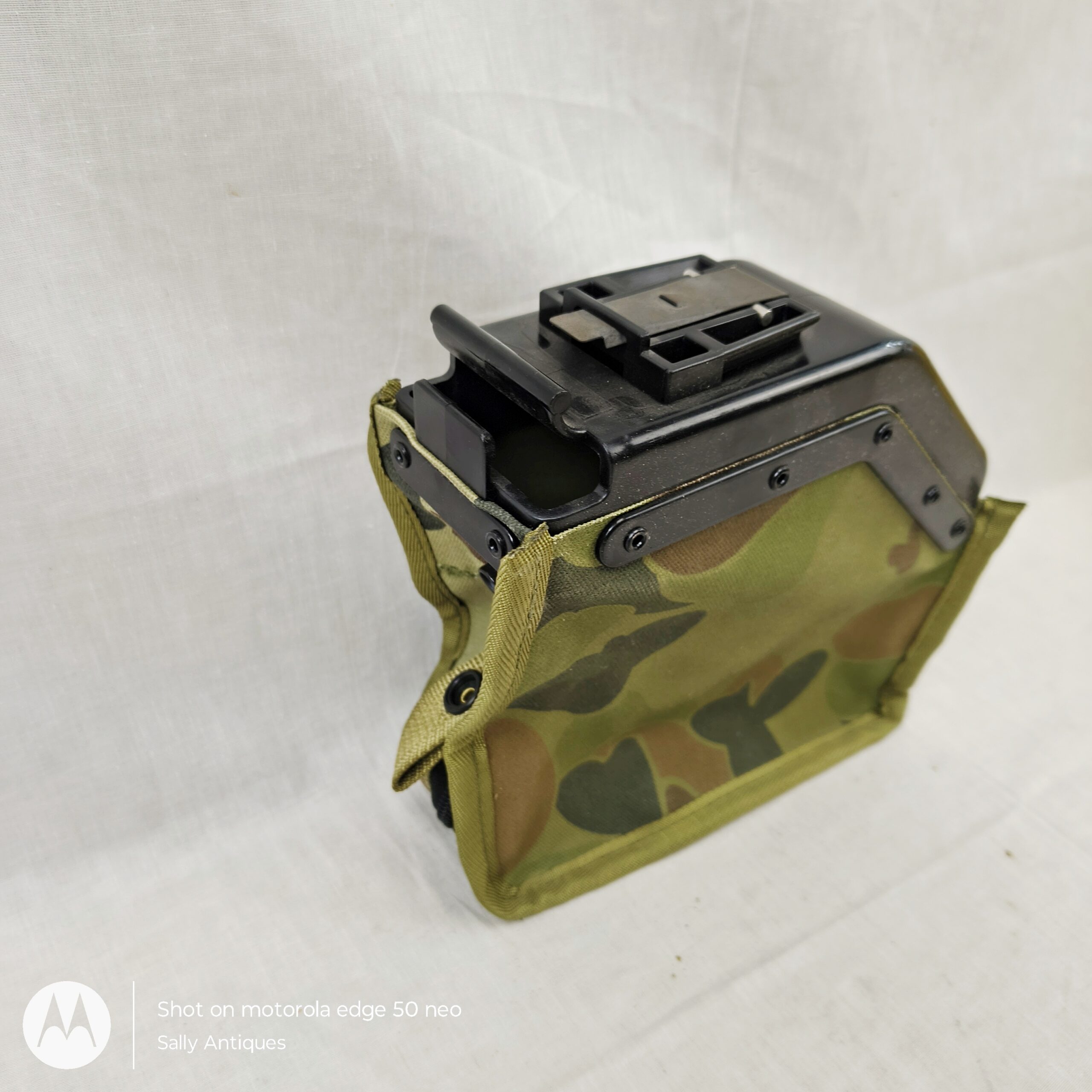M249 LMG/Minimi Belt 5.56mm, 200 Round Australian Army Canvas Magazine/Pouch - Image 2