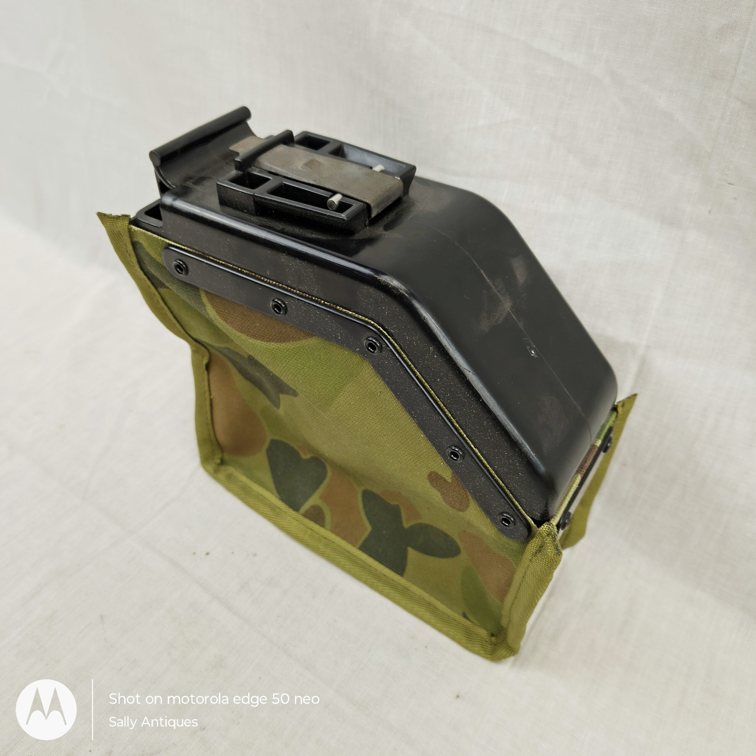 M249 LMG/Minimi Belt 5.56mm, 200 Round Australian Army Canvas Magazine/Pouch - Image 3