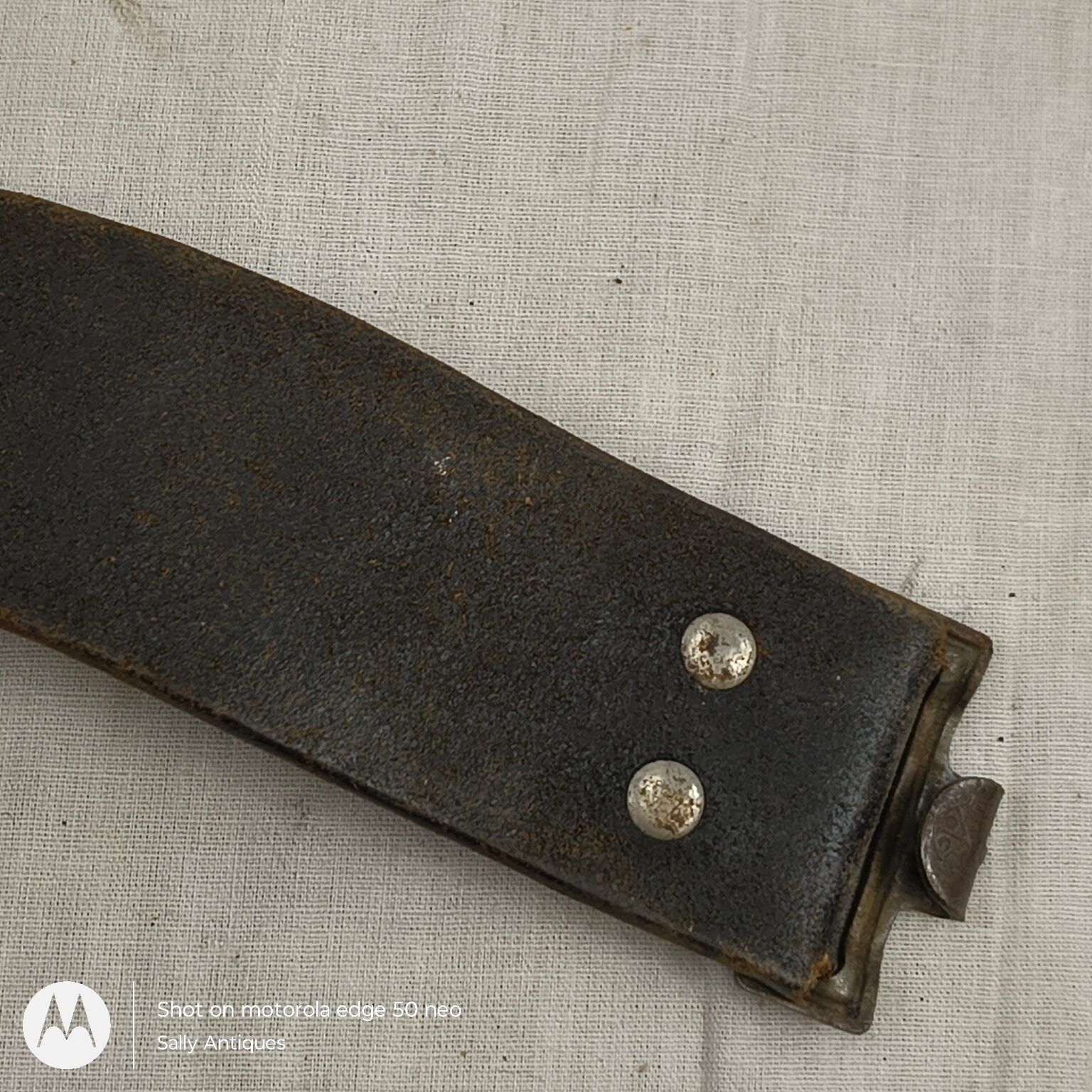 Original Nazi German WWII Hitler Youth (Hitlerjugend) Belt & Buckle – “Blut und Ehre!” (Blood and Honour) - Image 7