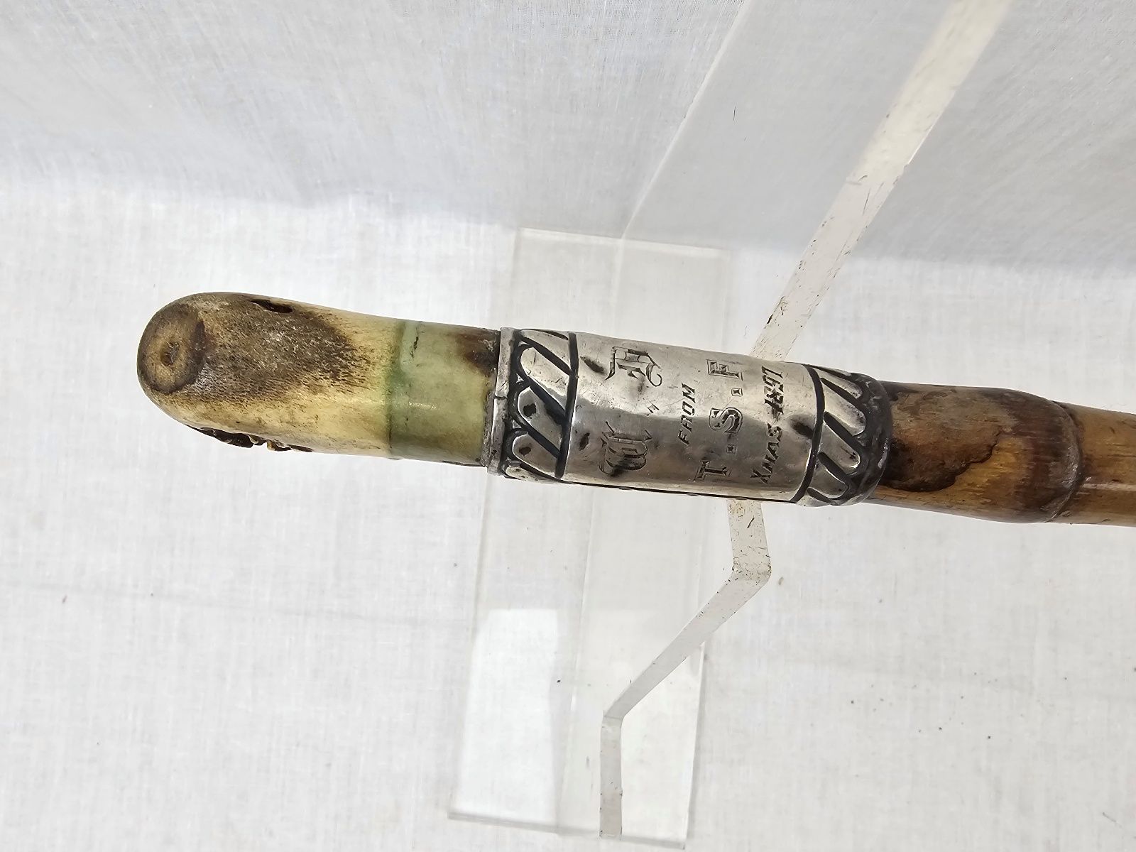 Ornate Wooden Walking Cane - Image 3