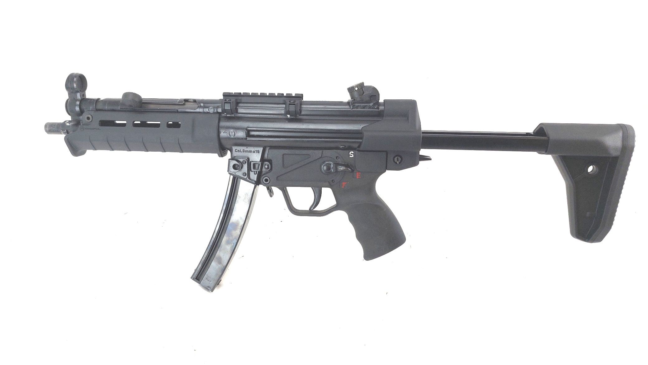 MP5 9×19mm Sub-Machine Gun, Cased, with B&T Silencer, spare telescopic stock & handguard, sling, cleaning kit & MKE manual, Deactivated - Image 5