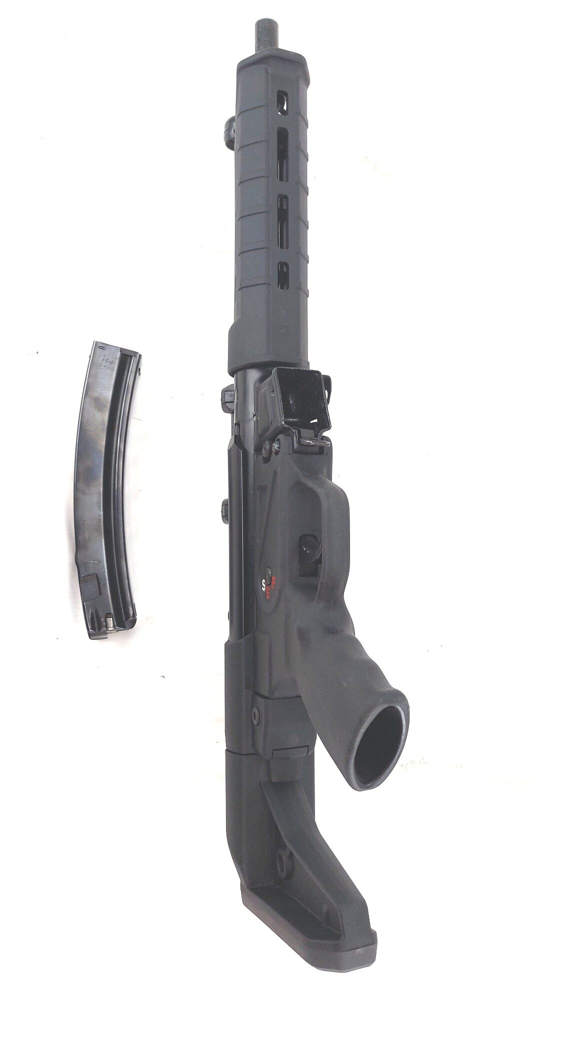 MP5 9×19mm Sub-Machine Gun, Cased, with B&T Silencer, spare telescopic stock & handguard, sling, cleaning kit & MKE manual, Deactivated - Image 10