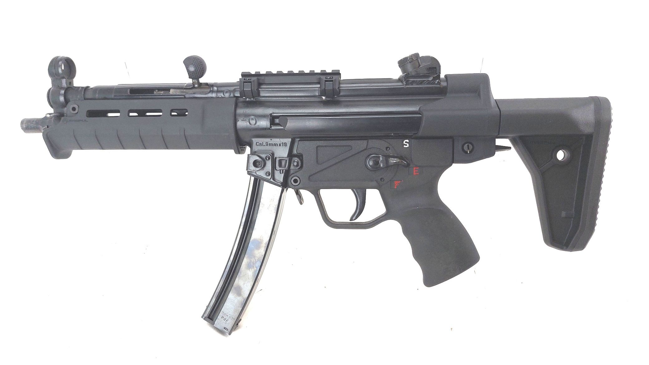 MP5 9×19mm Sub-Machine Gun, Cased, with B&T Silencer, spare telescopic stock & handguard, sling, cleaning kit & MKE manual, Deactivated - Image 4
