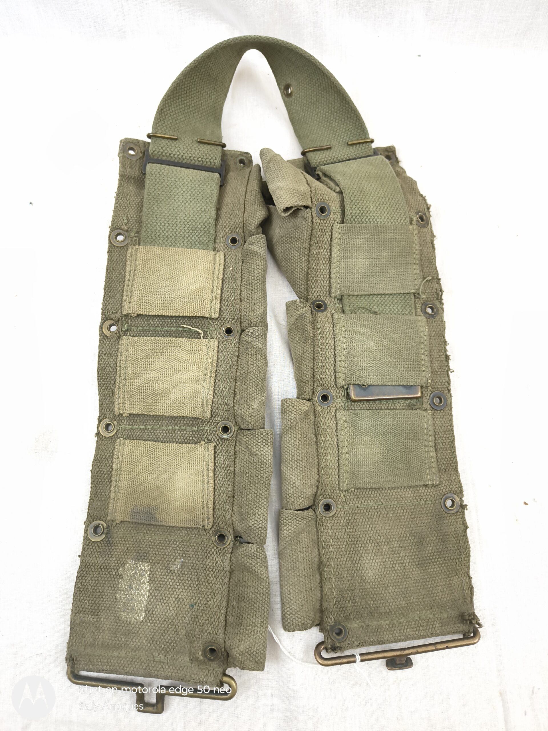 Post -1950 US M1 Garand Rifle Ammo Belt - Image 2