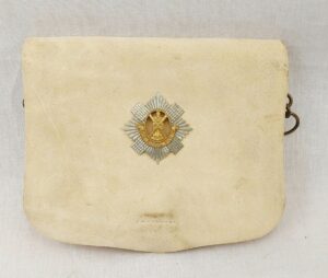 The Royal Scots Regiment Leather Dispatch Pouch