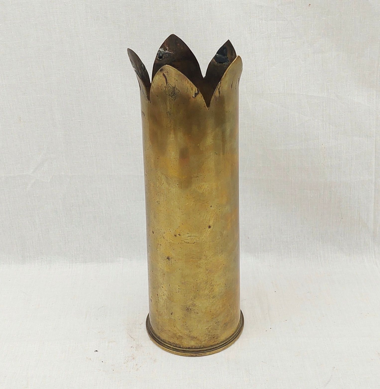 WW1 1917 13 Pounder Trench Art Shell Case RGA Royal Garrison Artillery - Image 2
