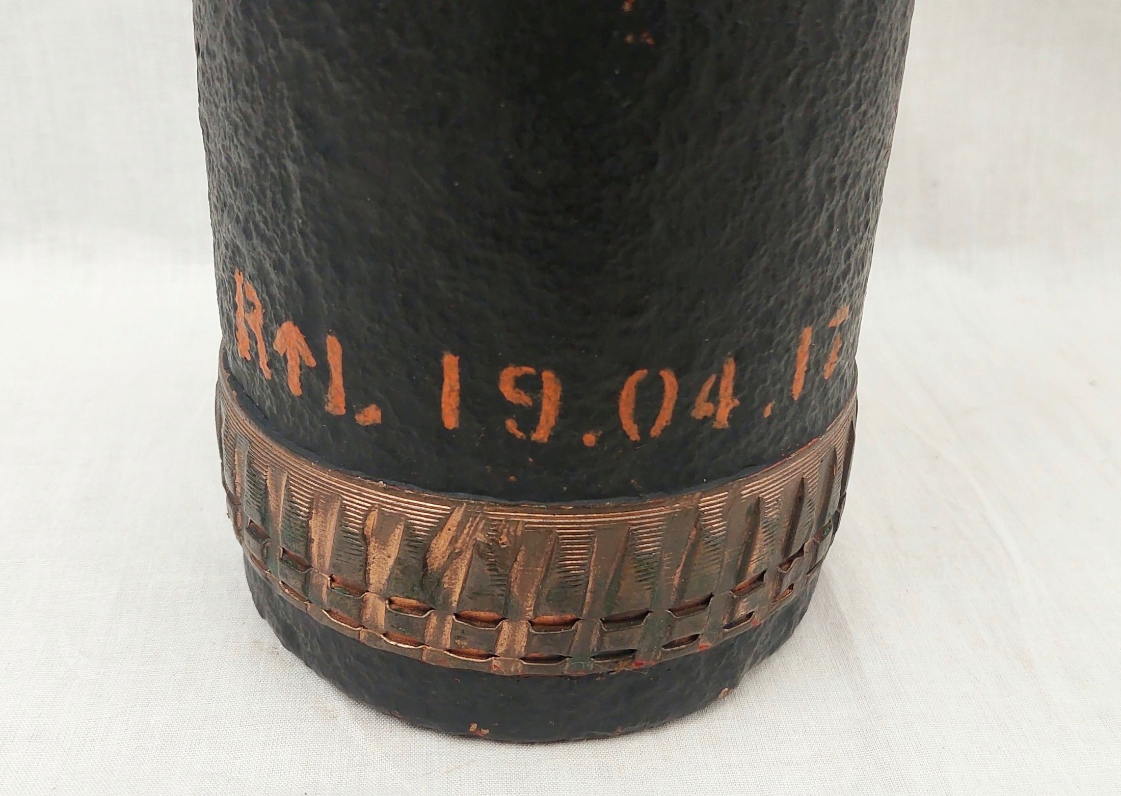WW1 British 4.5 Howitzer Shrapnel Artillery Shell - Image 2