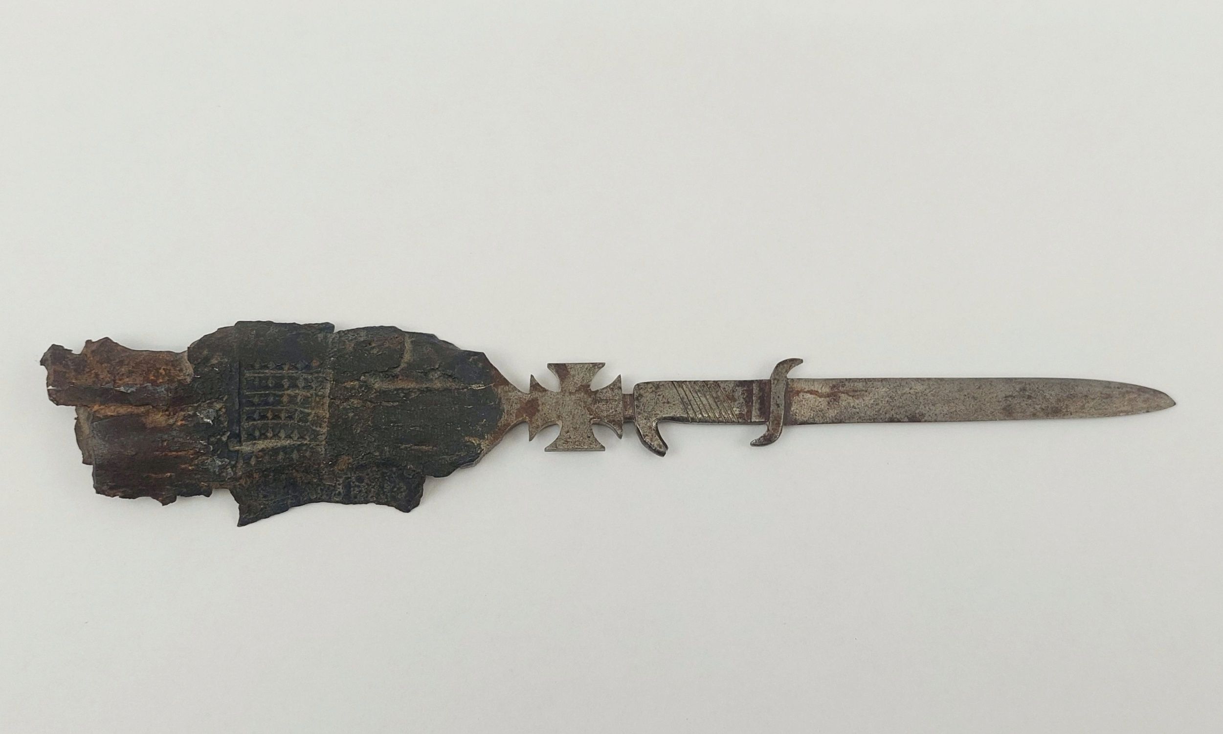 WW1 German Letter Opener Made From Shell Shrapnel