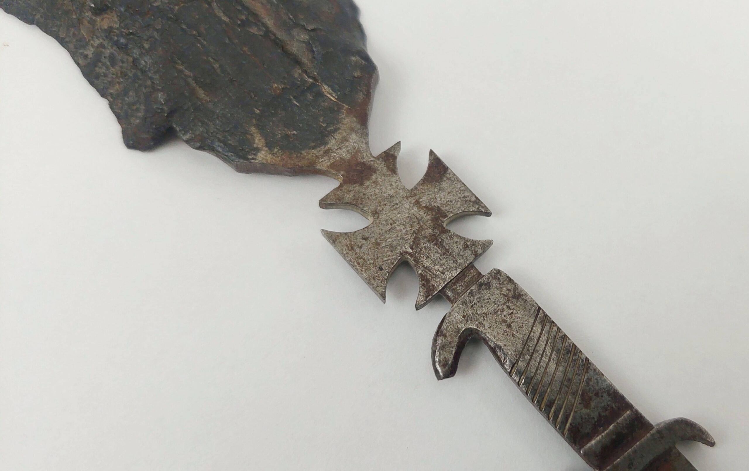 WW1 German Letter Opener Made From Shell Shrapnel - Image 6