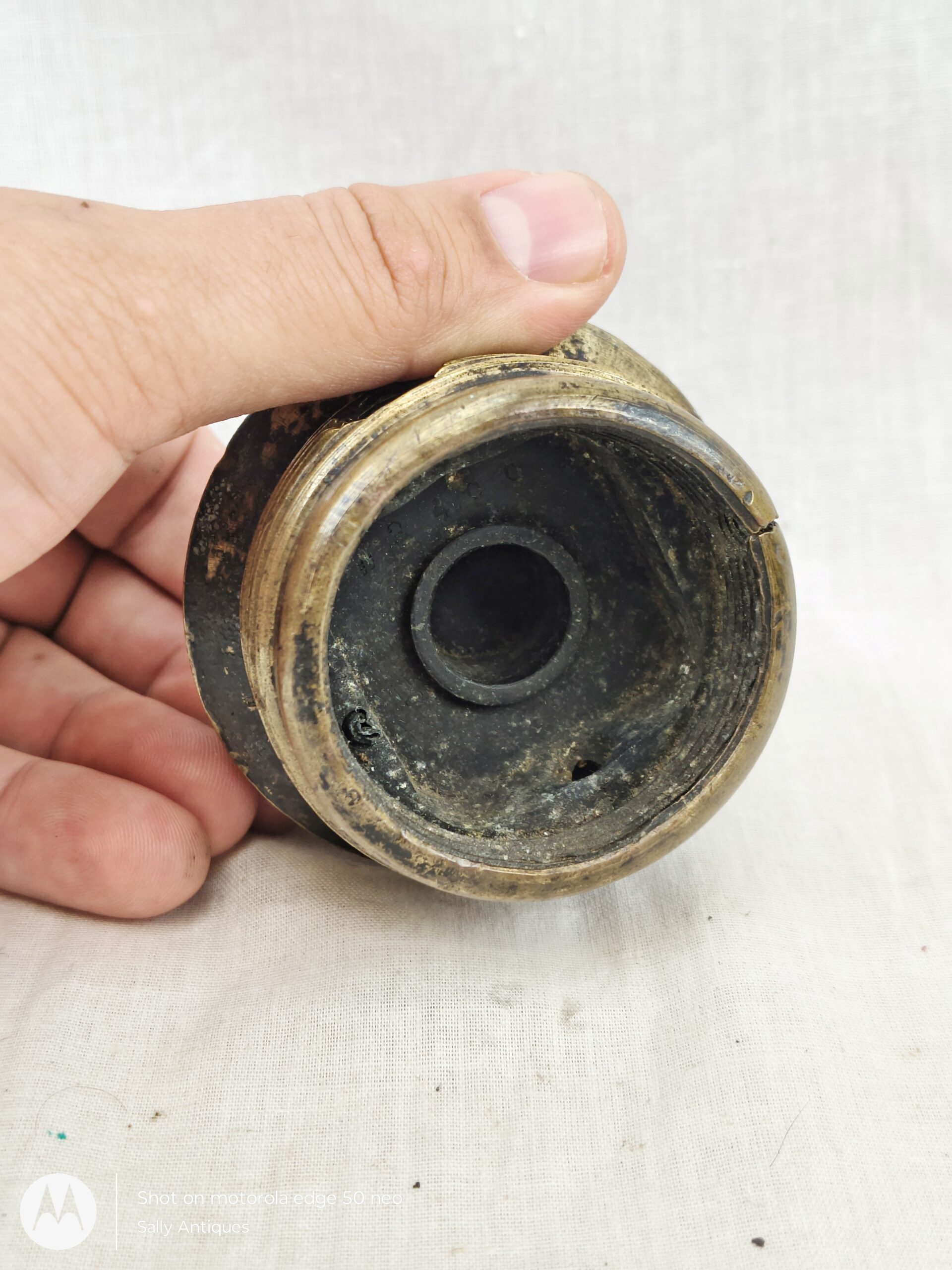 WW1 Imperial German ZsumWM fuse marked RhMF 1918 - Image 5