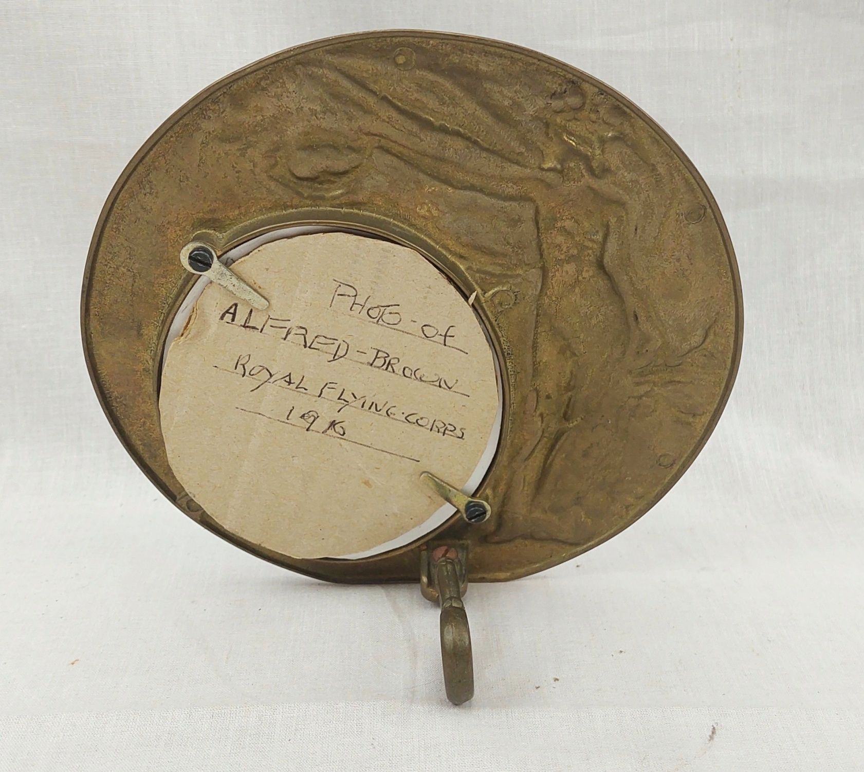 WW1 Memorial Photograph To Alfred Brown RFC Died 1916 - Image 4