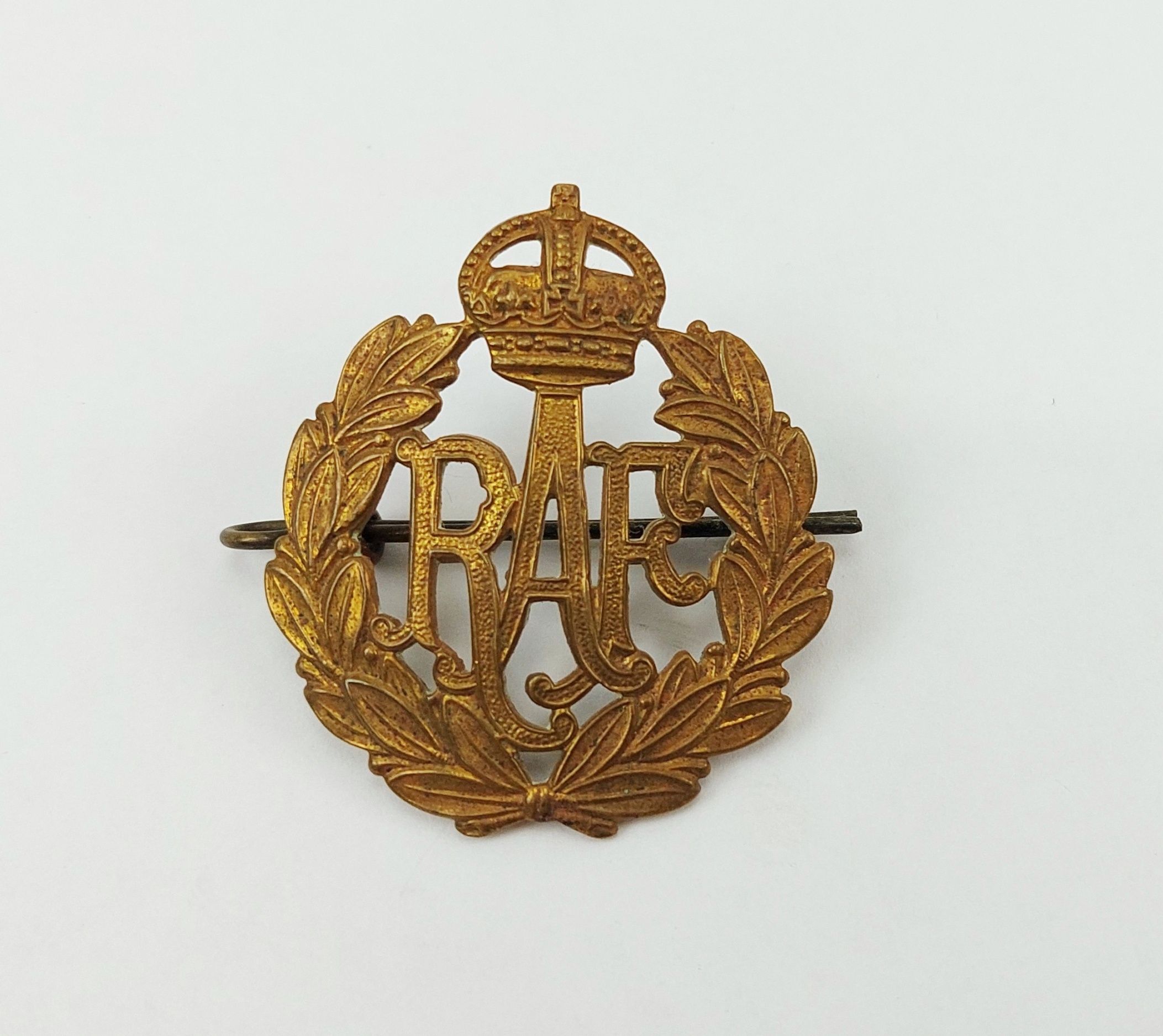 WW1 RAF Royal Air Force Cap Badge