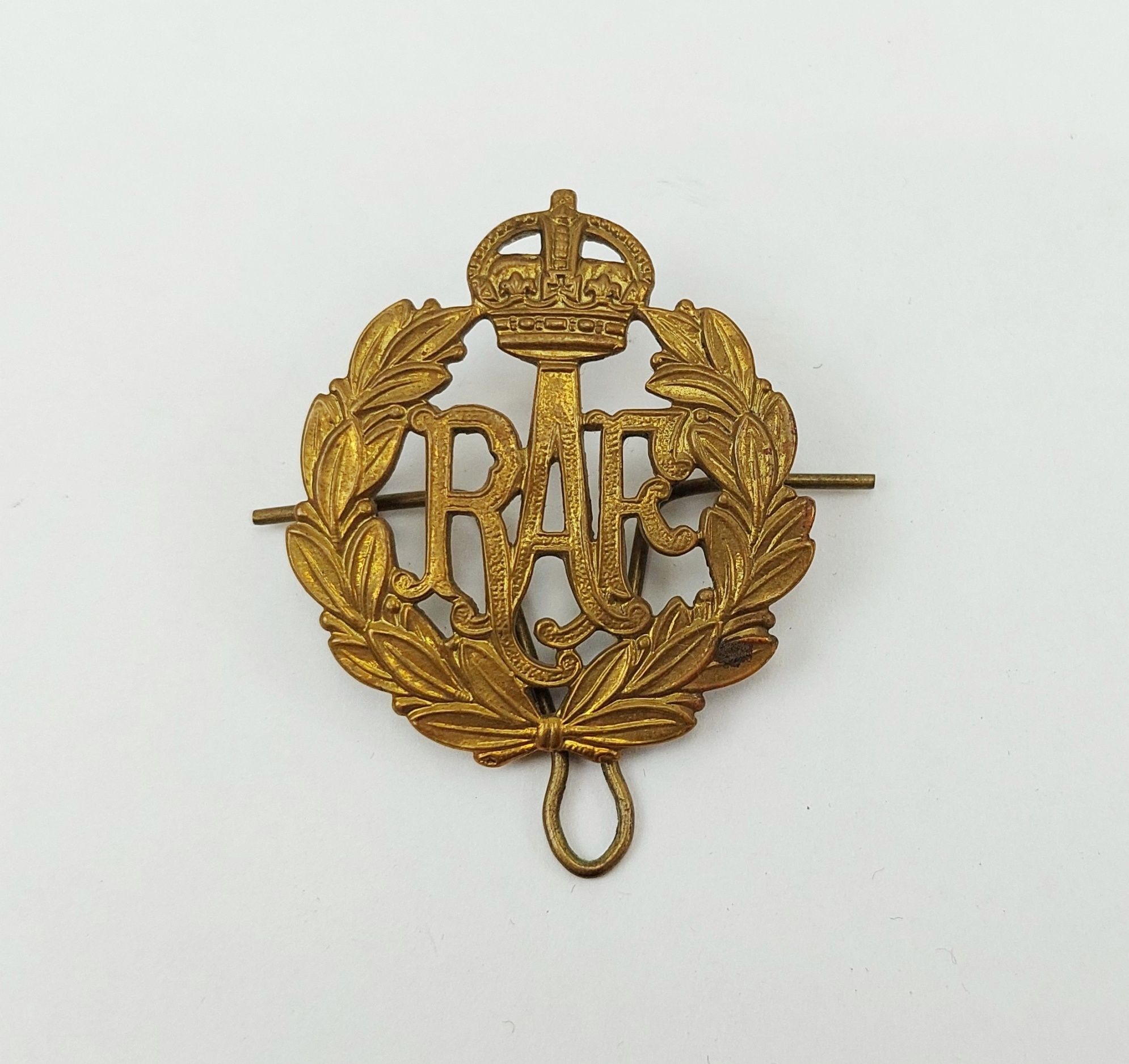 WW1 RAF Royal Air Force Cap Badge