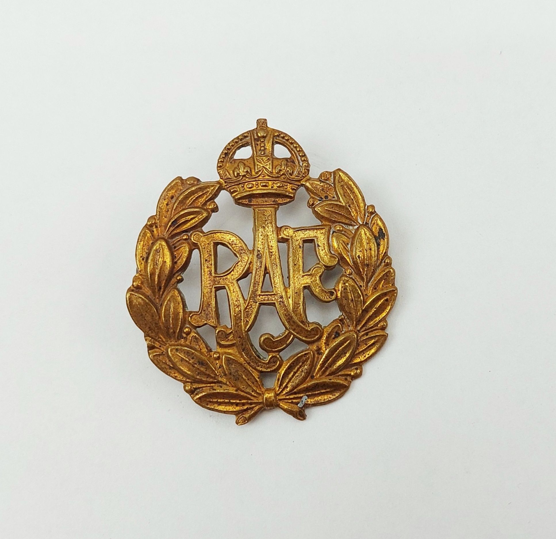 WW1 RAF Royal Air Force Cap Badge