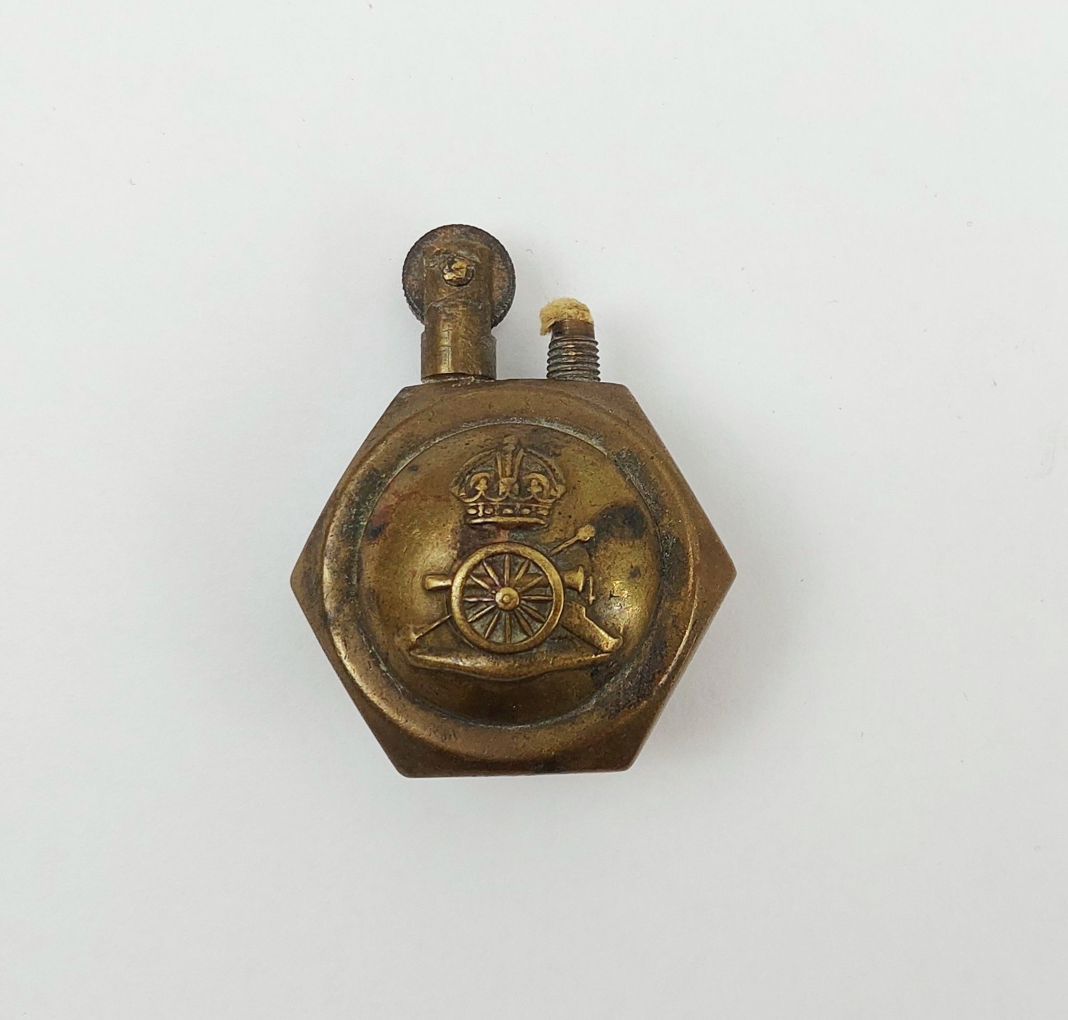WW1 Royal Artillery Trench Art Lighter