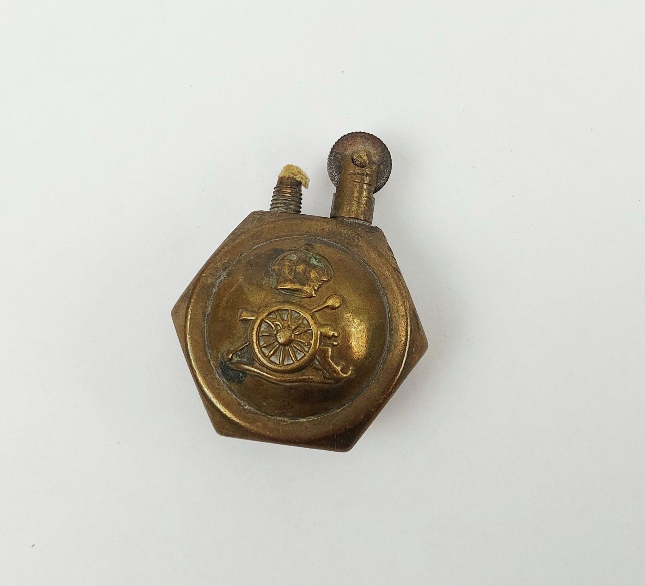 WW1 Royal Artillery Trench Art Lighter - Image 4