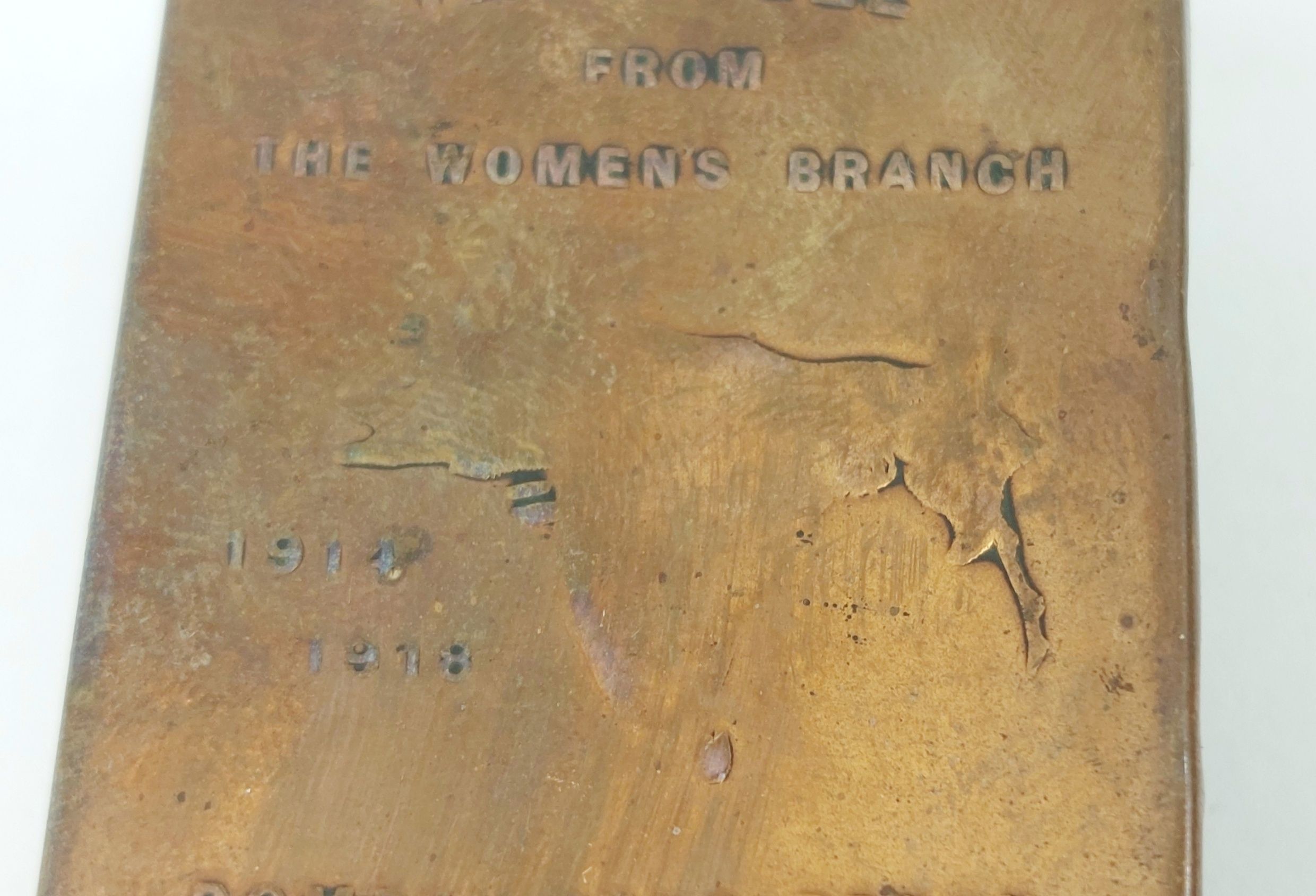 WW1 Trench Art Bombay Presidency Matchbox Cover - Image 5