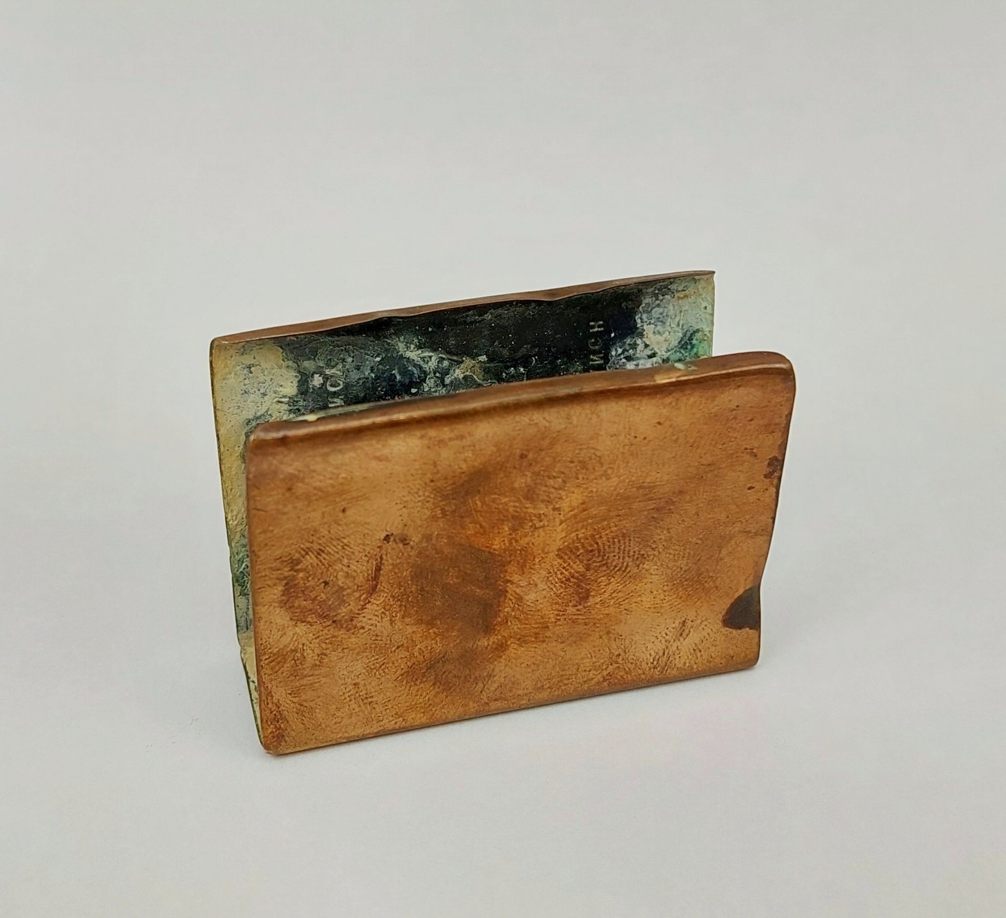 WW1 Trench Art Bombay Presidency Matchbox Cover - Image 2