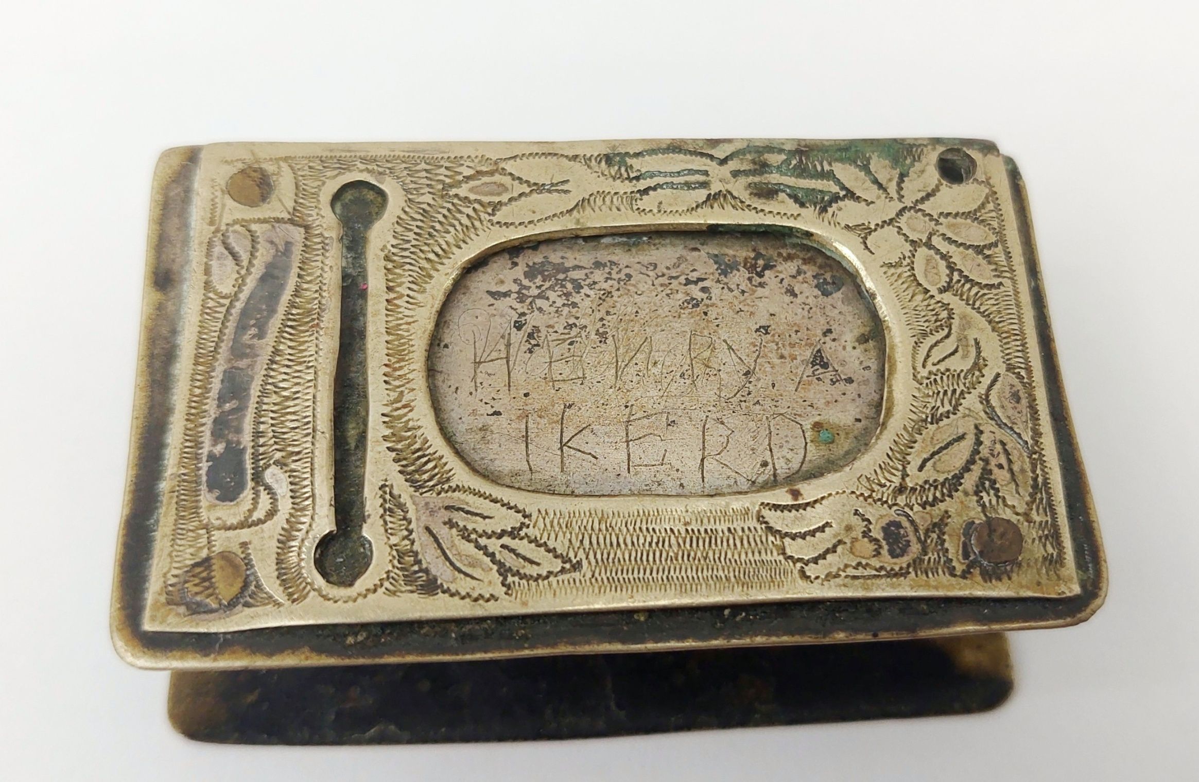 WW1 Trench Art Matchbox Cover - Image 4