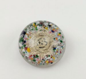 WW2 Army Service Corps Cap Badge Paperweight