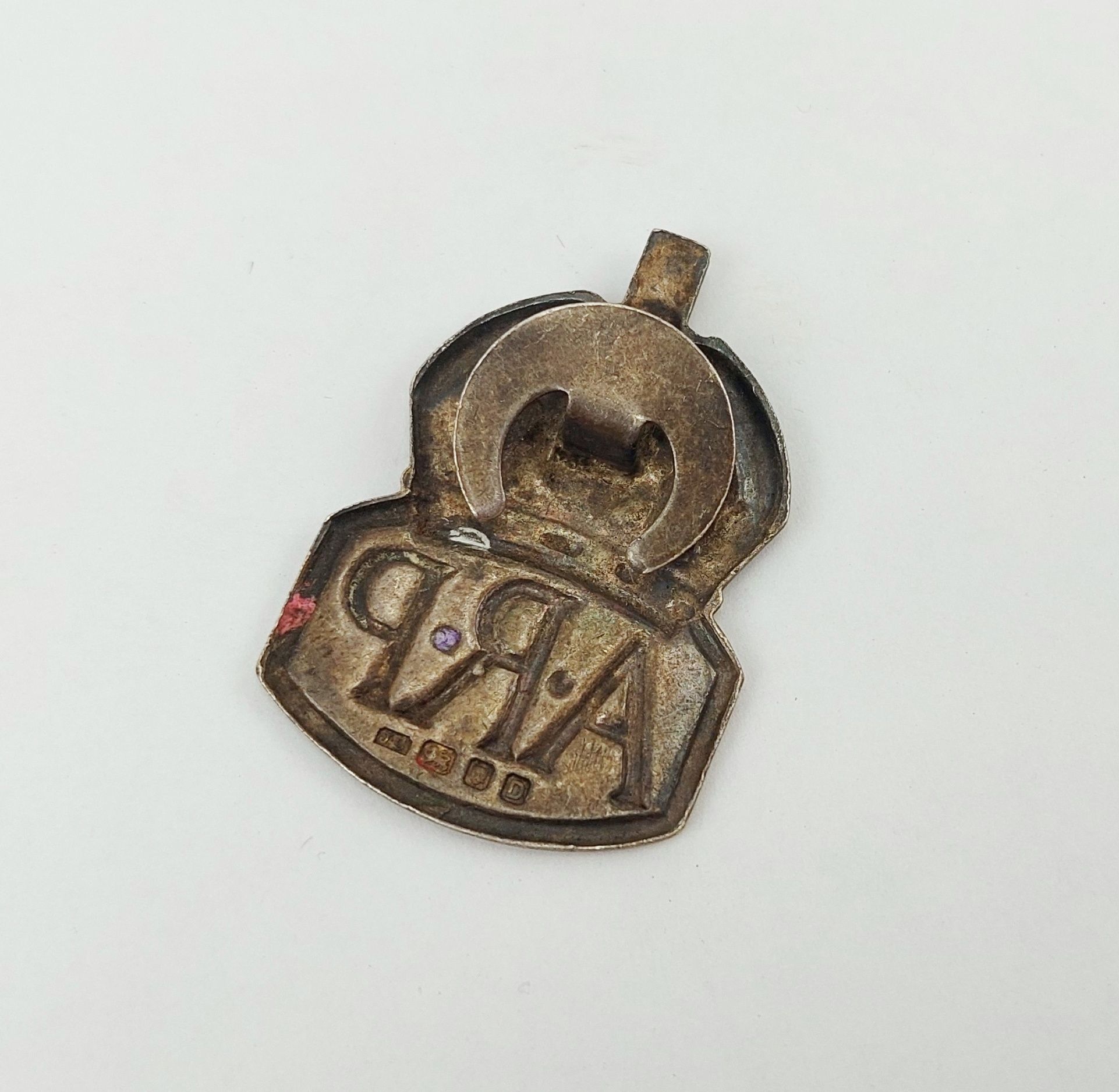 WW2 Sterling Silver ARP Badge - Image 2