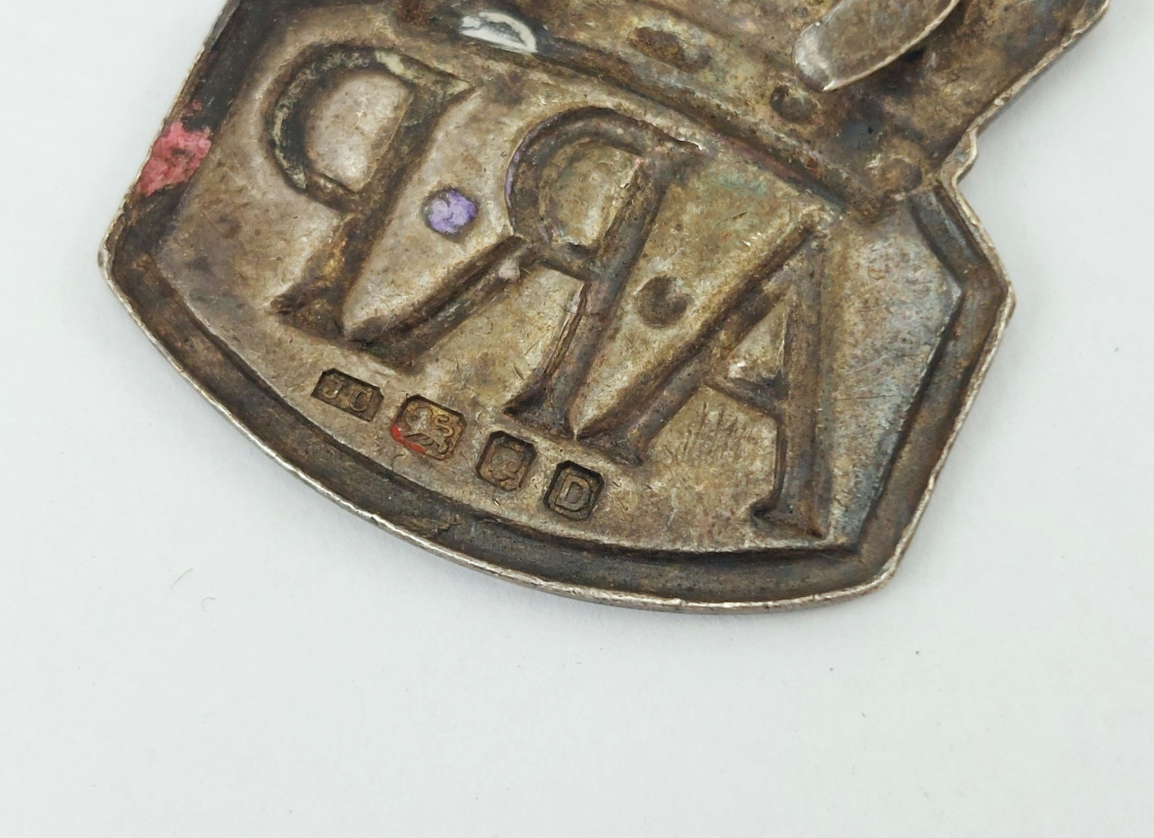 WW2 Sterling Silver ARP Badge - Image 3