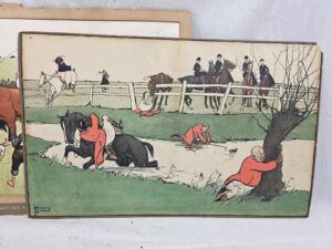 c1900 Lance Thackeray And Lionel Edwards Hunting Chromolithograph