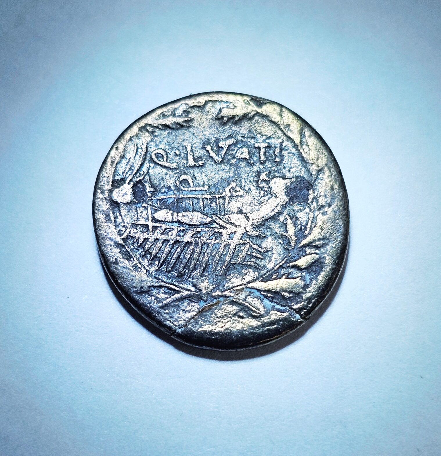 109 BC-108 BC Q. Lutatius Cerco Roman Republican Denarius Coin - Image 2