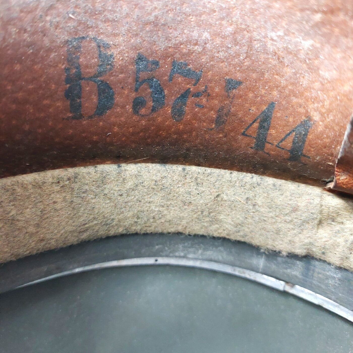 German, WW2, Rare SE64 M35 Double Decal Heer Helmet, Parade Finish, Lot 4208, Early 1937 Production with 1944 Reissue Liner - Image 17