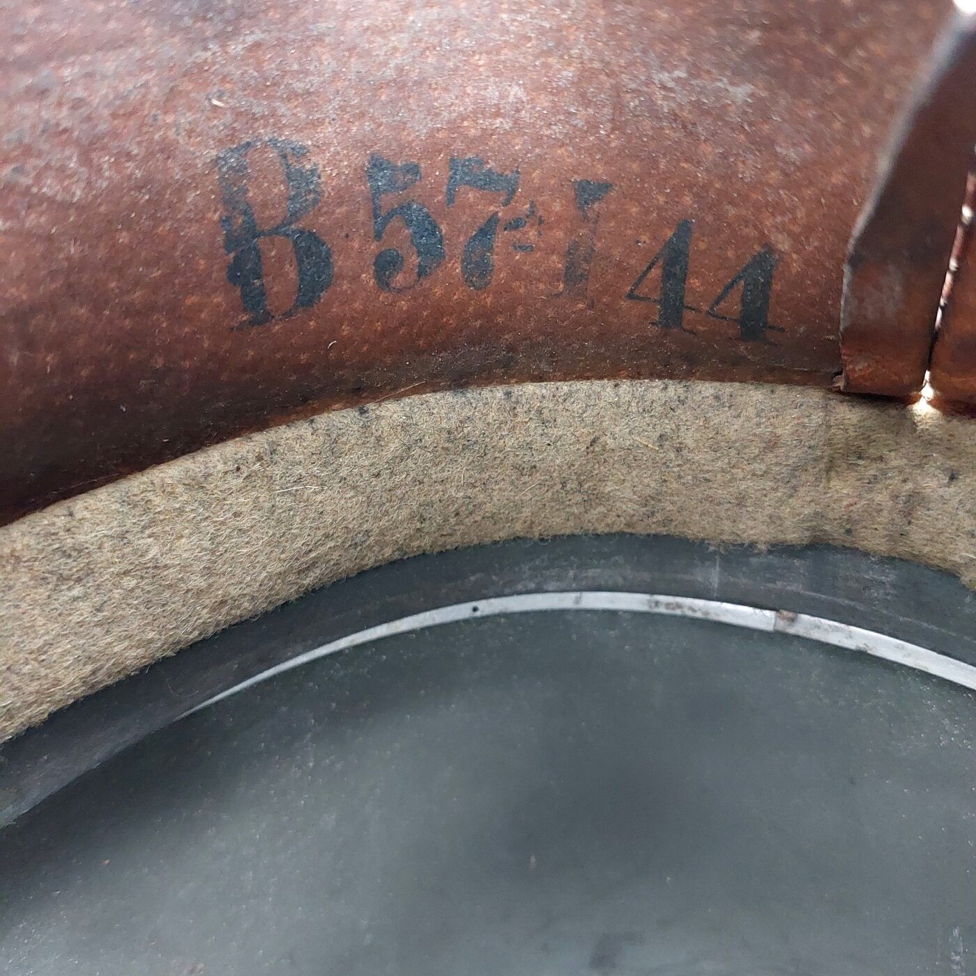German, WW2, Rare SE64 M35 Double Decal Heer Helmet, Parade Finish, Lot 4208, Early 1937 Production with 1944 Reissue Liner - Image 18