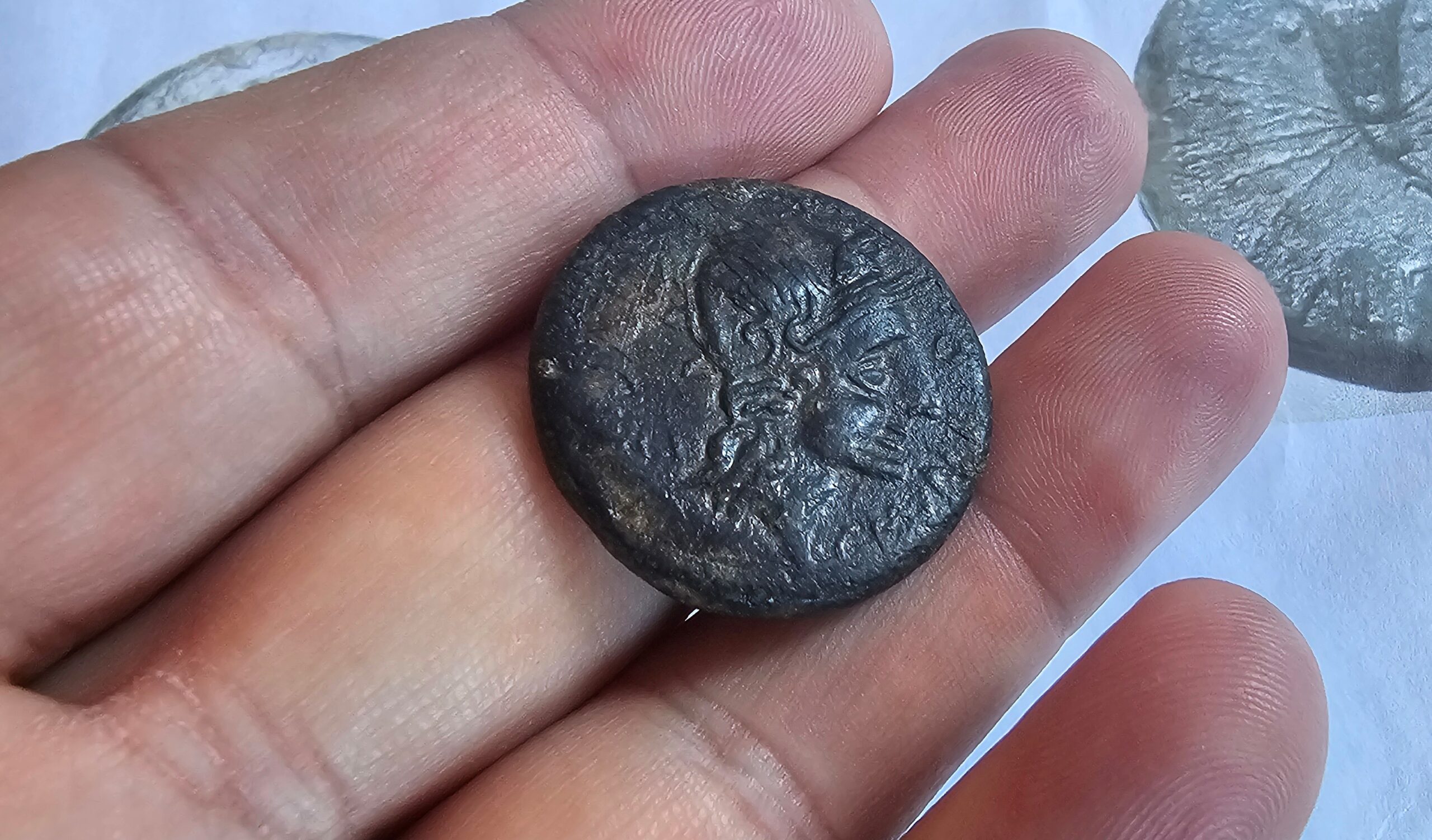 3rd-2nd Century Roman Republic Iberic Peninsula AS Coin from Valencia #2 - Image 3